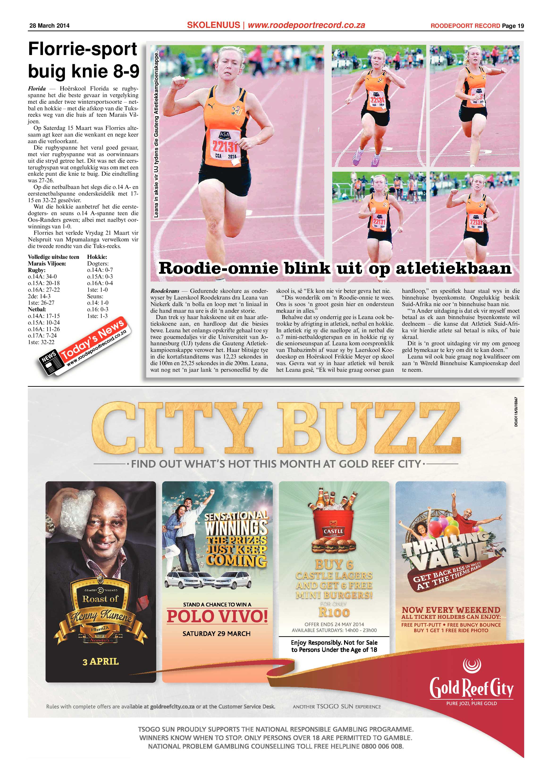 Roodepoort Record 28 March 2014 page 19