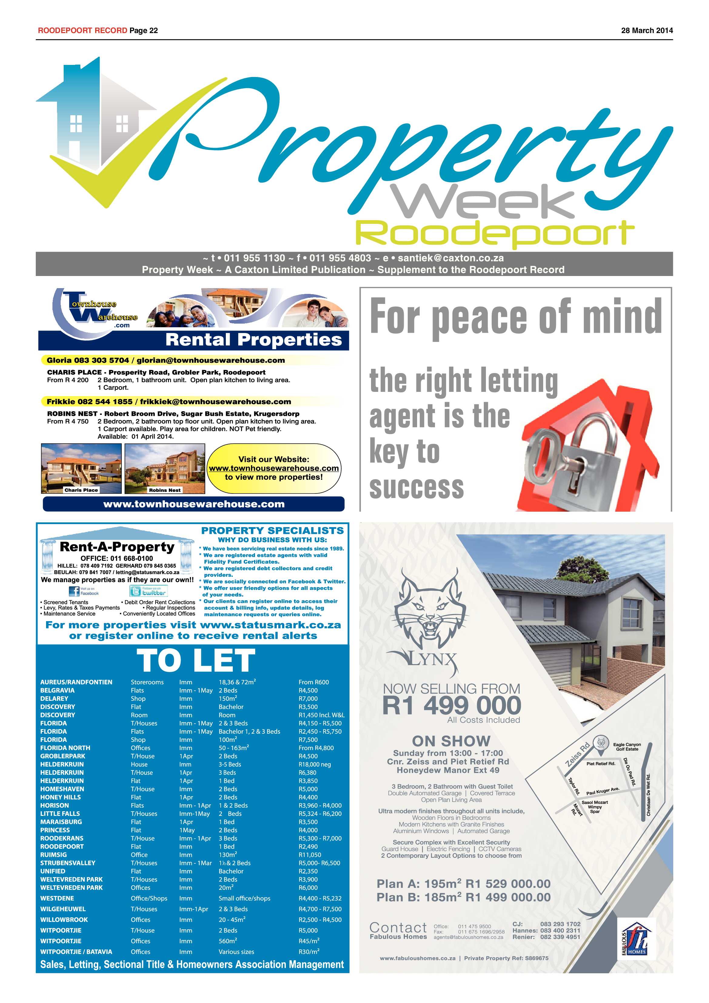 Roodepoort Record 28 March 2014 page 22