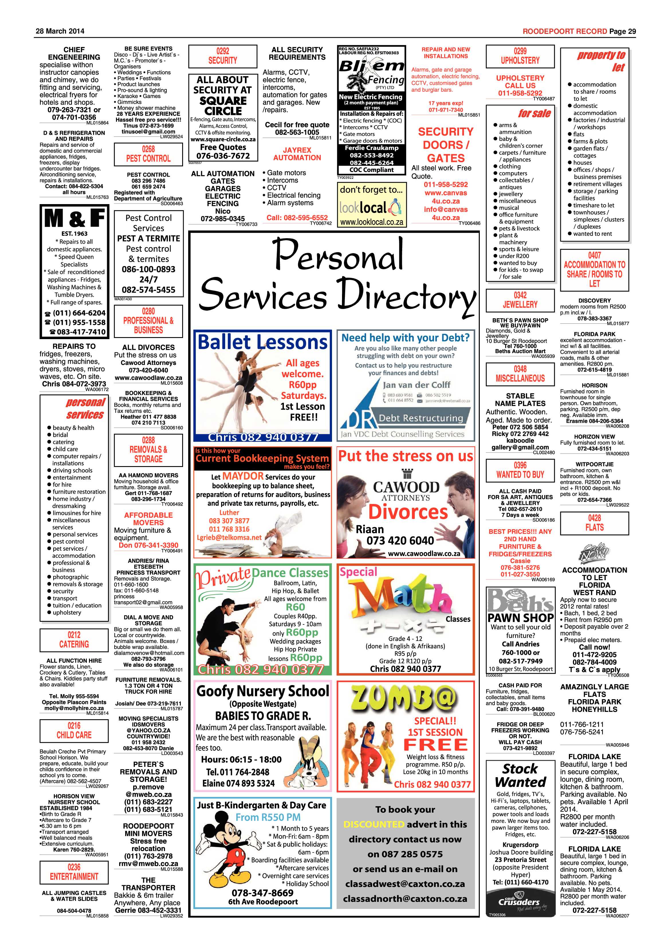 Roodepoort Record 28 March 2014 page 29