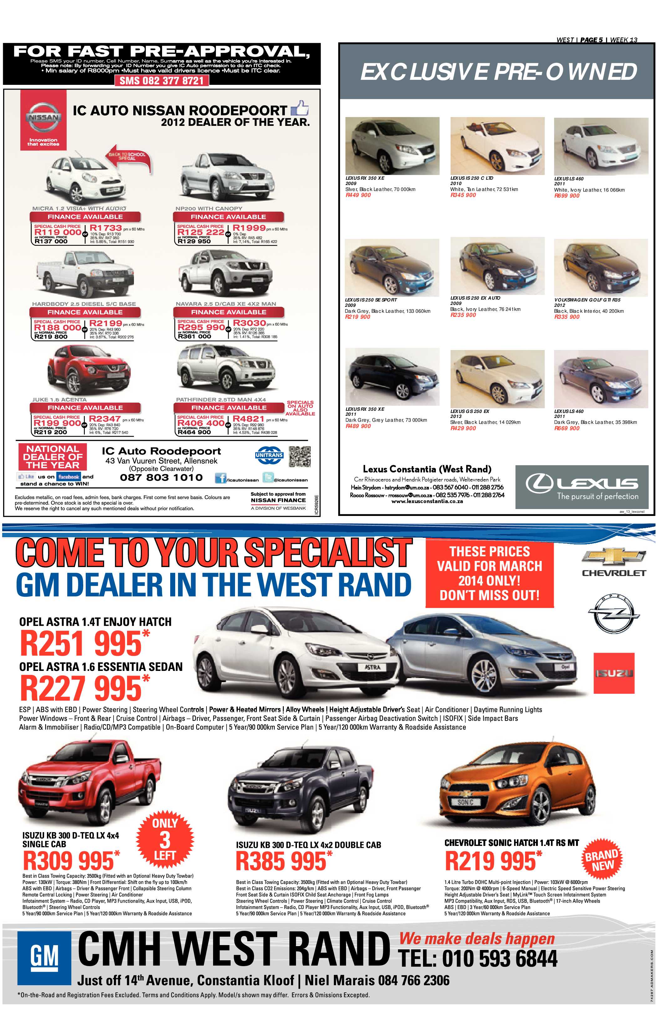 Roodepoort Record 28 March 2014 page 37