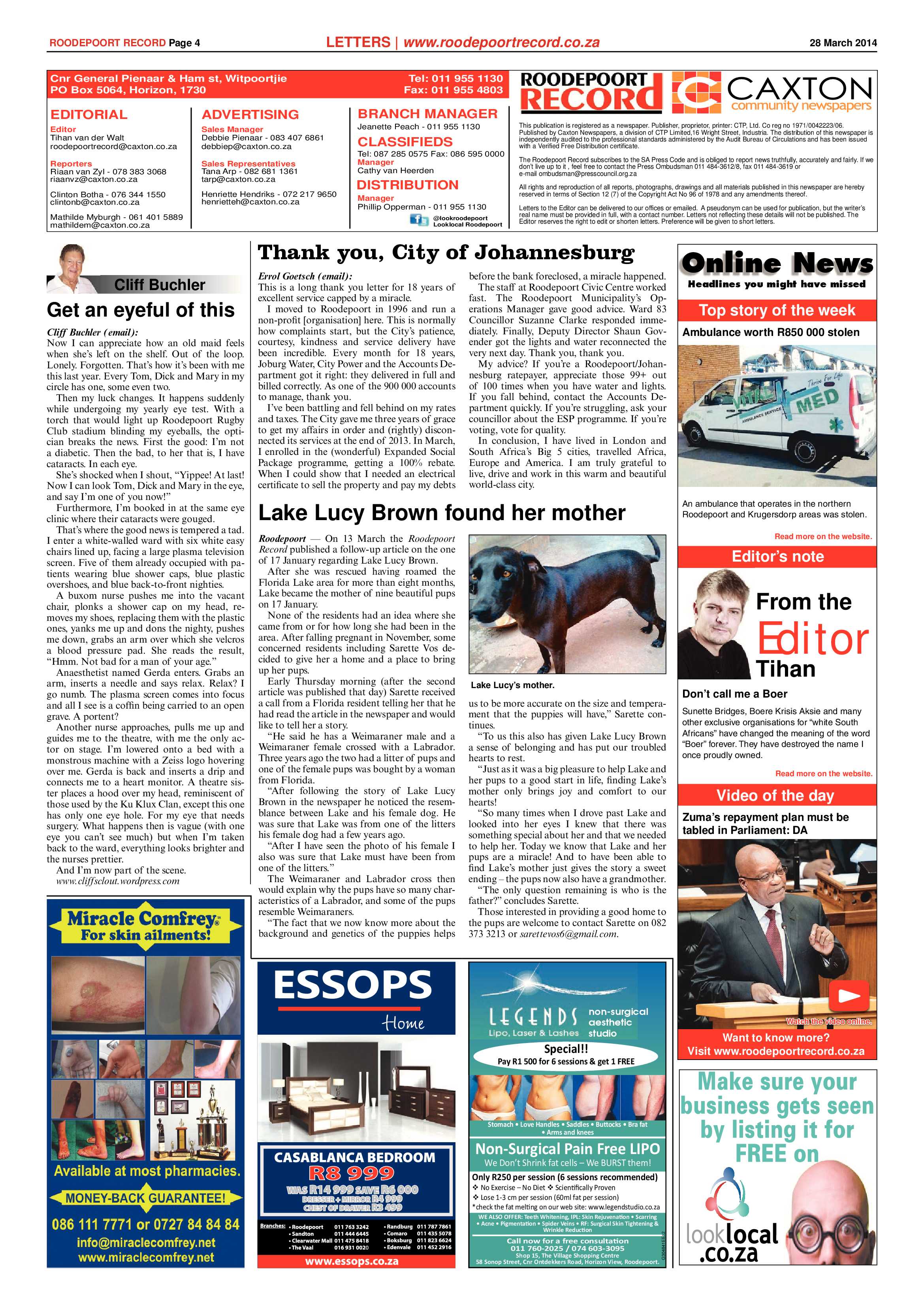 Roodepoort Record 28 March 2014 page 4