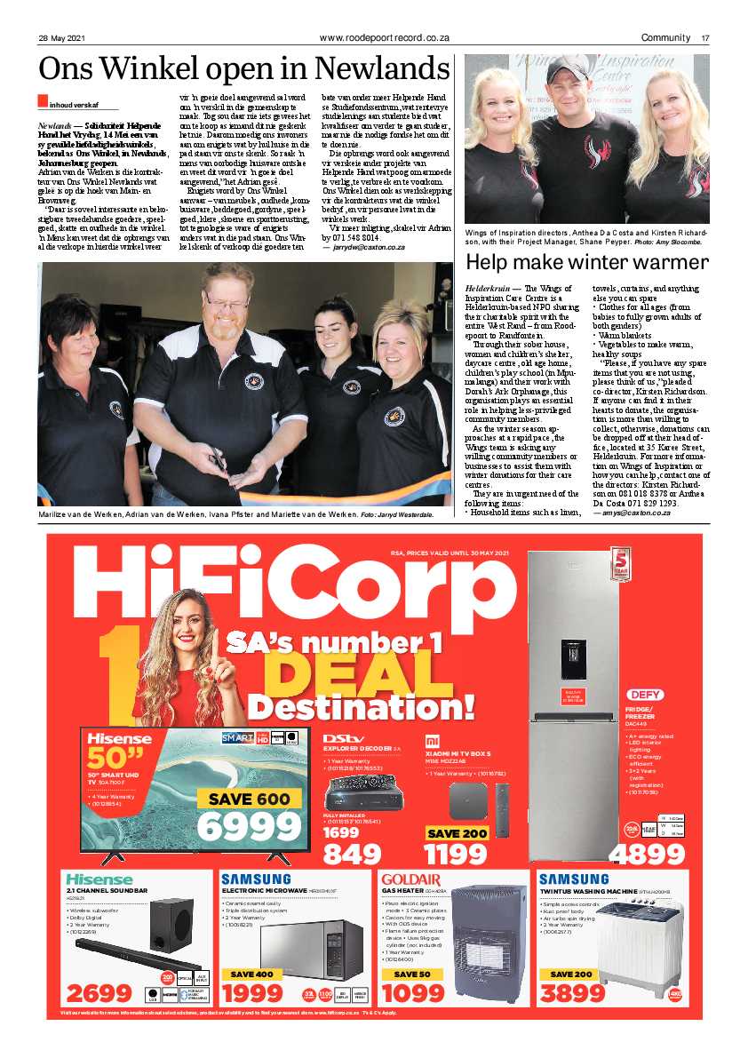 Roodepoort Record 28 May 2021 page 17