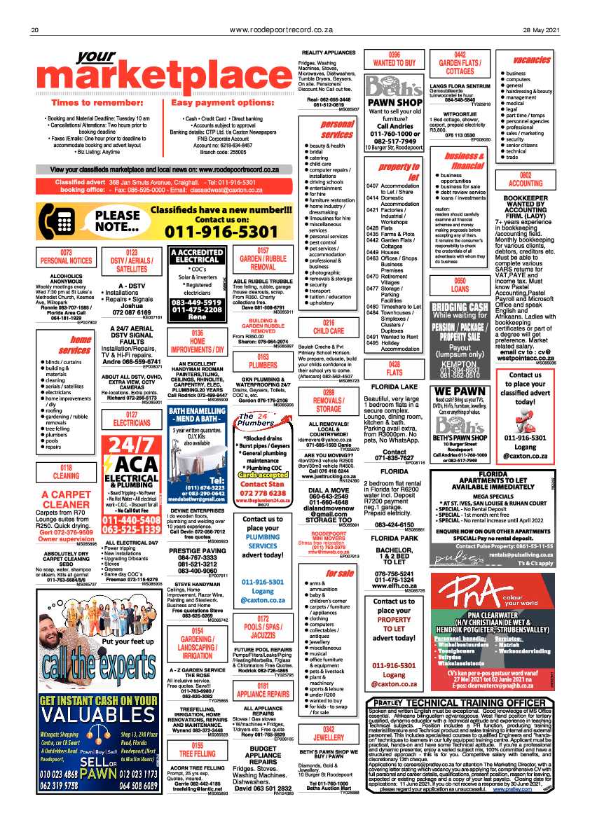 Roodepoort Record 28 May 2021 page 20