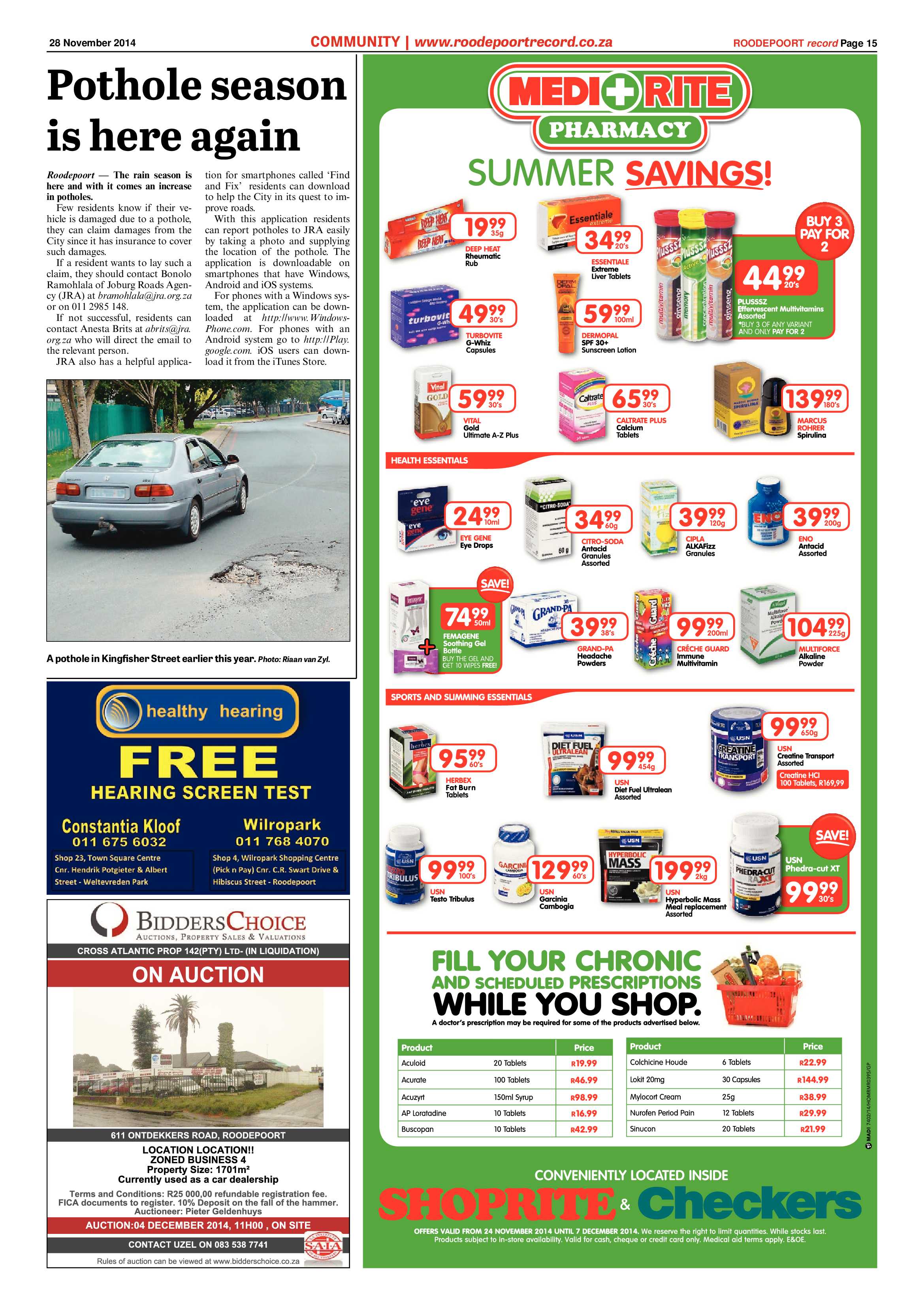 Roodepoort Record 28 November 2014 page 15
