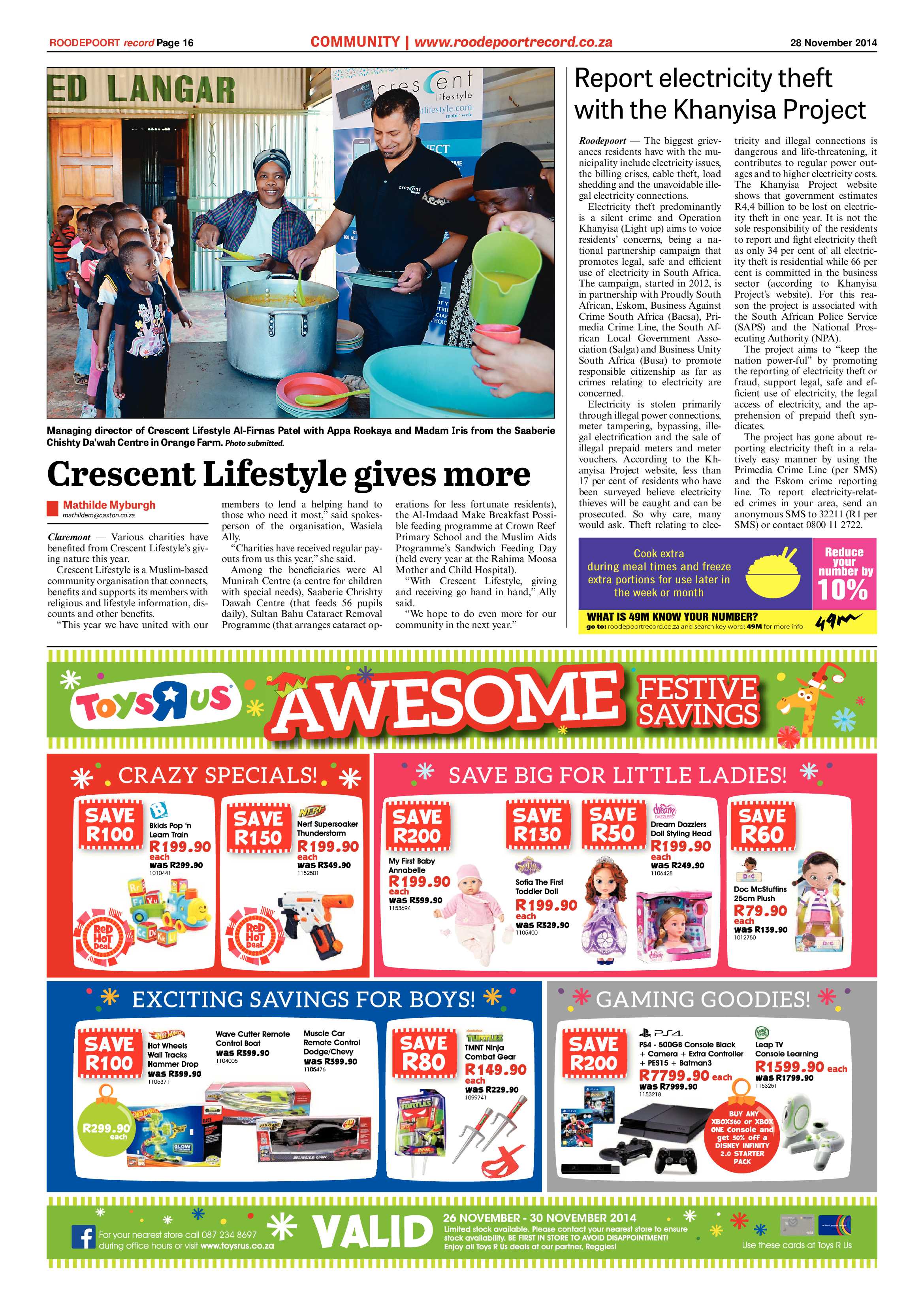 Roodepoort Record 28 November 2014 page 16