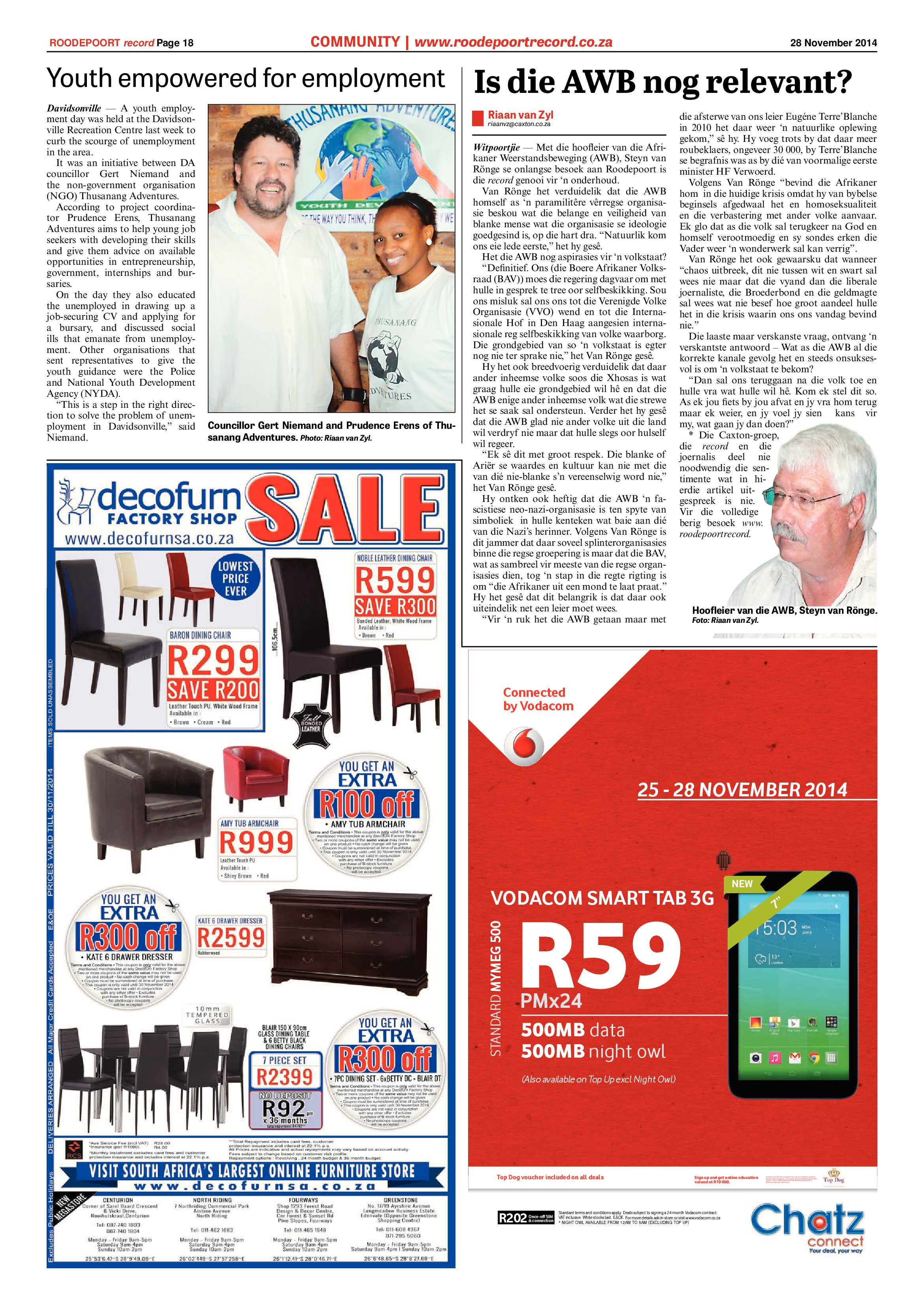 Roodepoort Record 28 November 2014 page 18