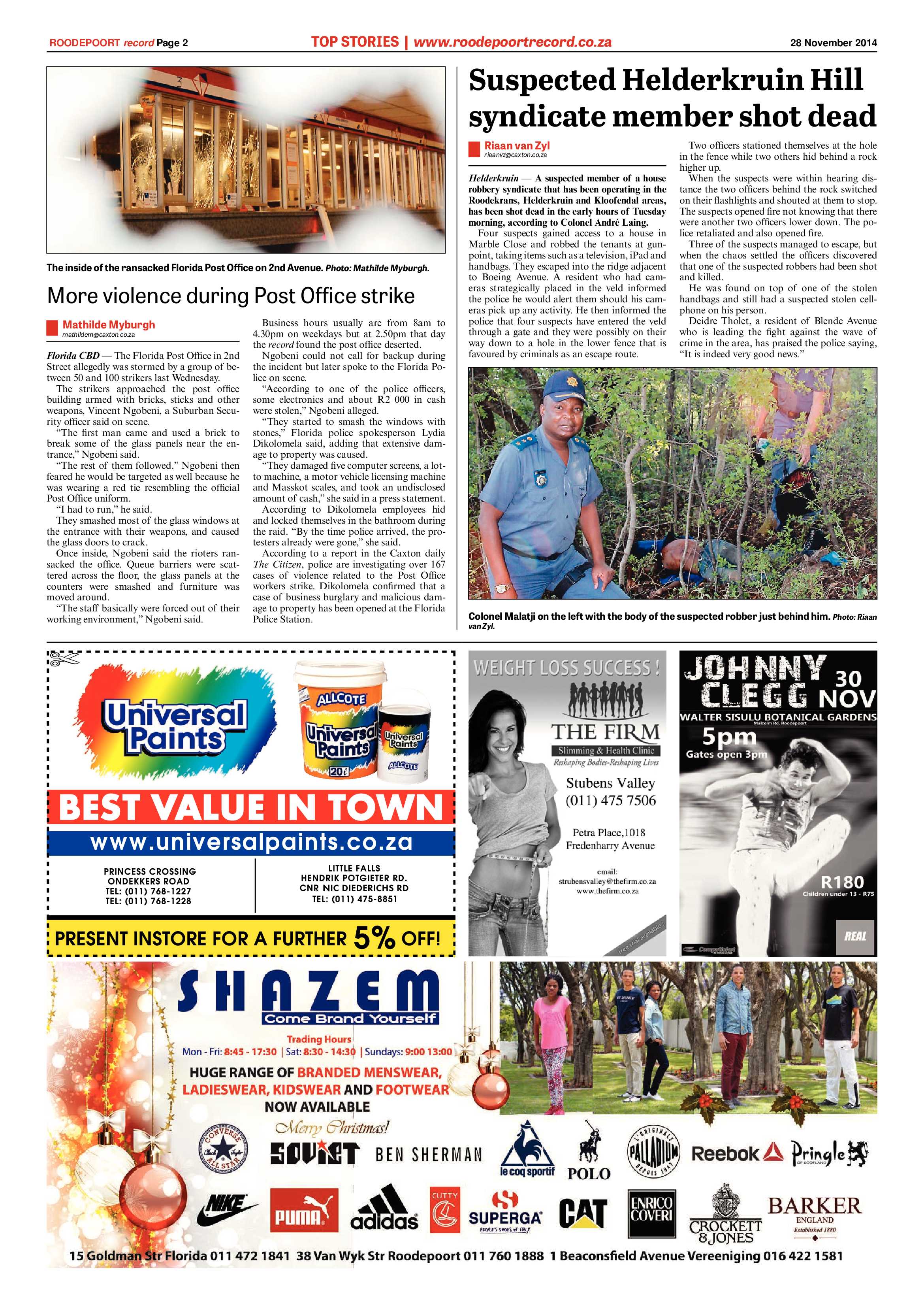 Roodepoort Record 28 November 2014 page 2