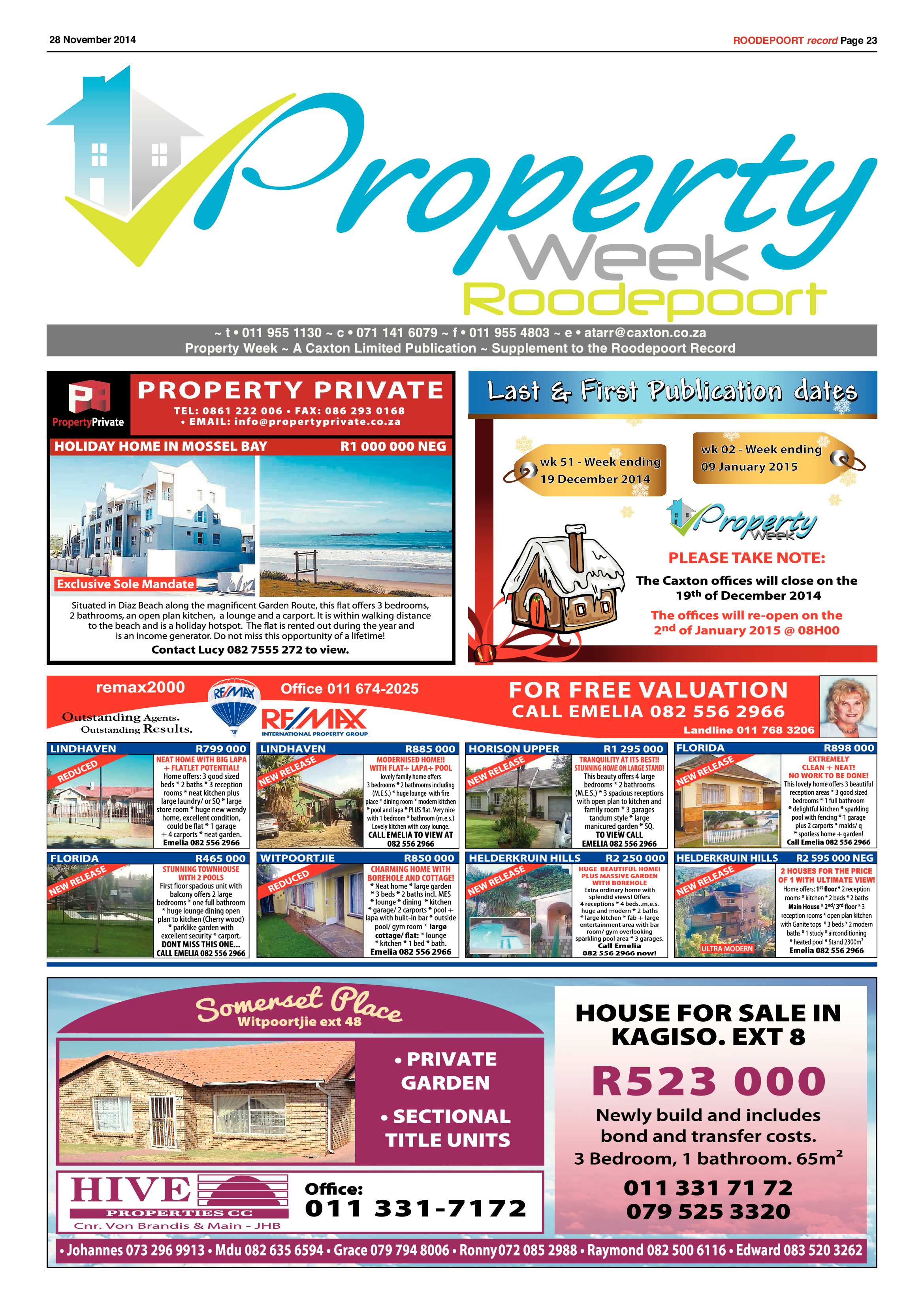 Roodepoort Record 28 November 2014 page 23