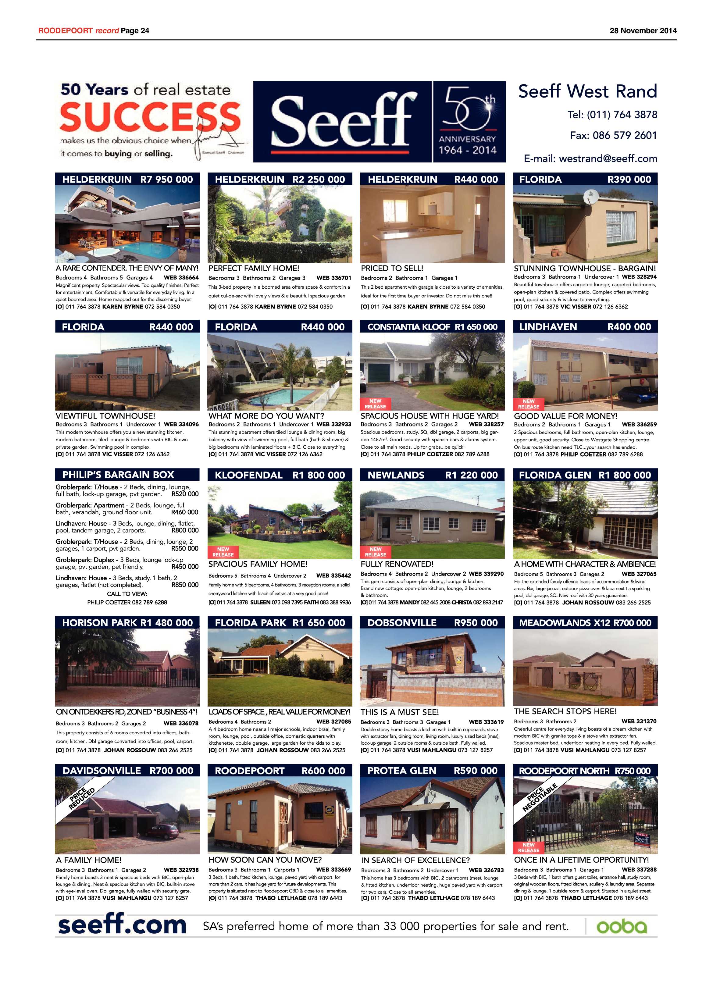 Roodepoort Record 28 November 2014 page 24