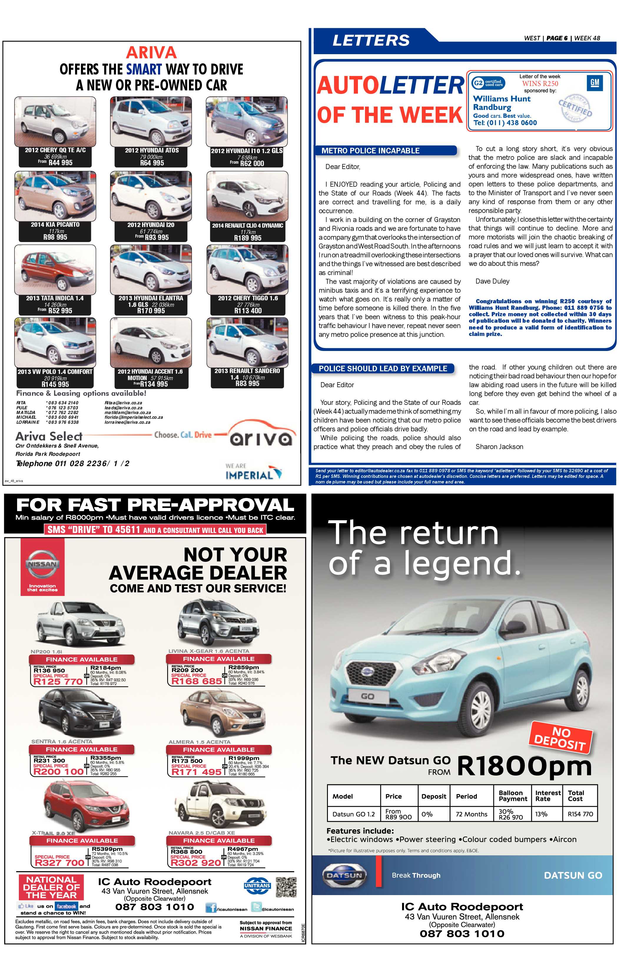 Roodepoort Record 28 November 2014 page 38