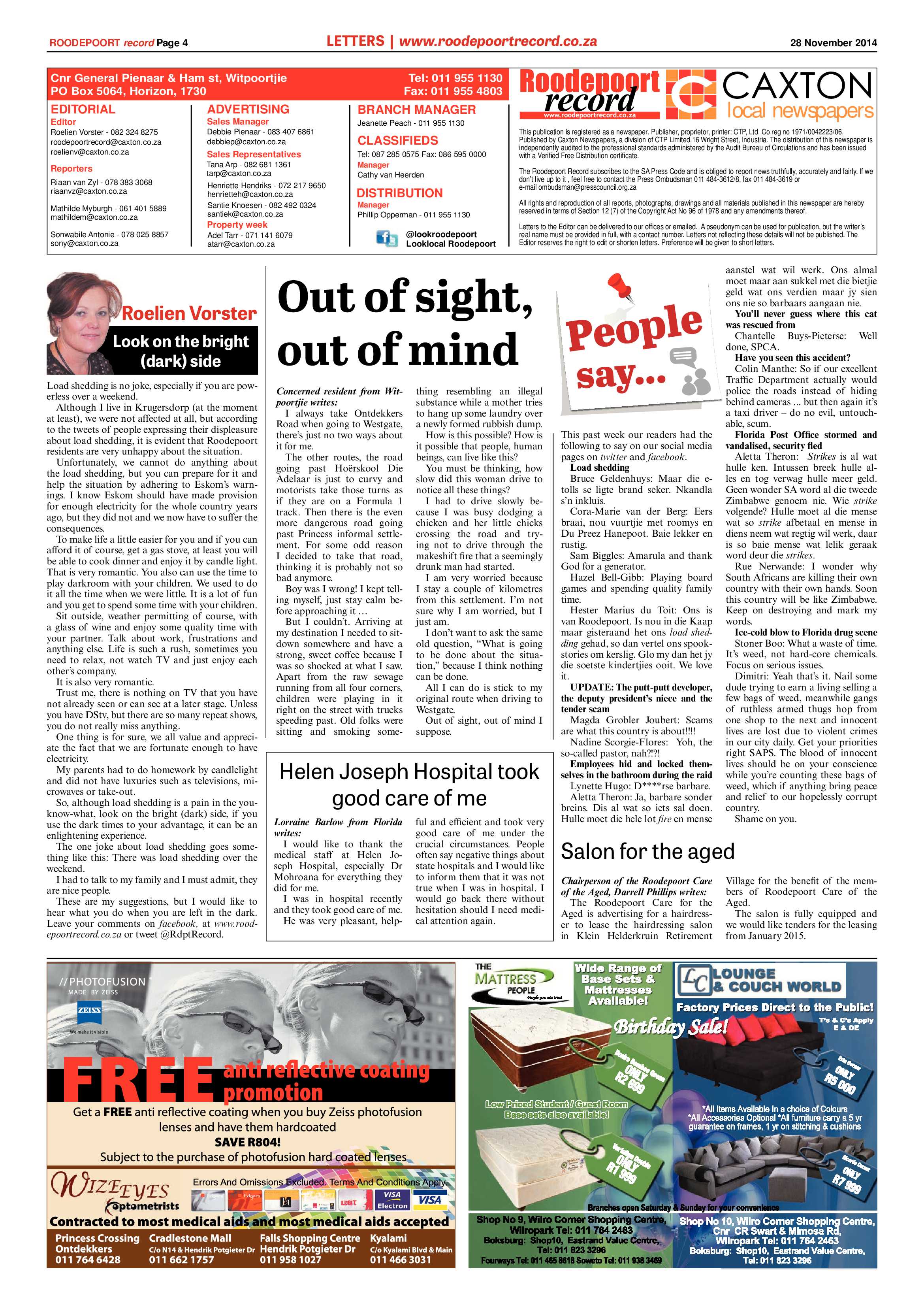 Roodepoort Record 28 November 2014 page 4