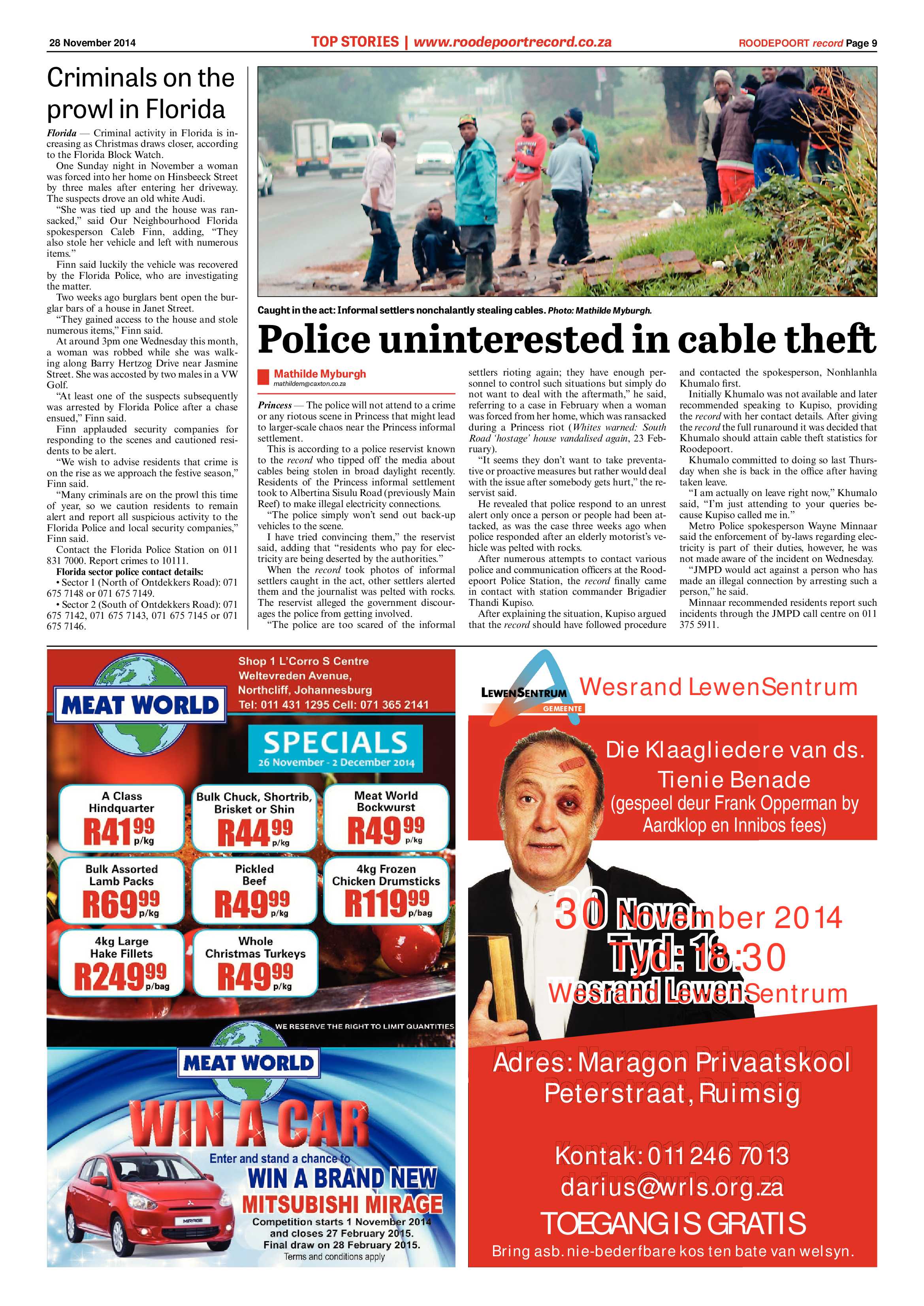 Roodepoort Record 28 November 2014 page 9