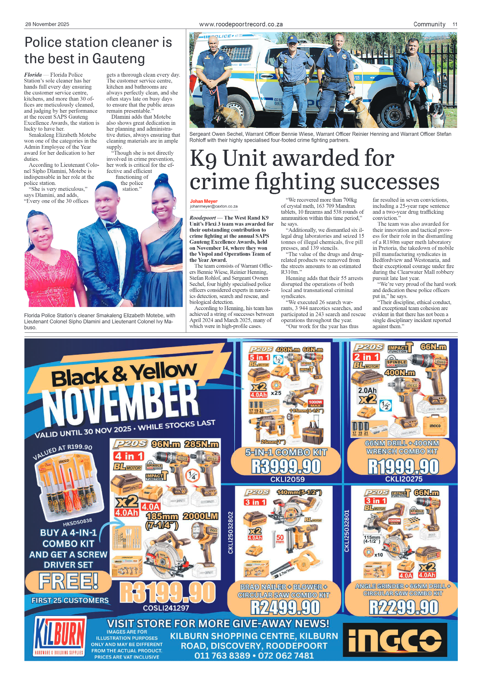 Roodepoort Record 28 November 2025 page 13