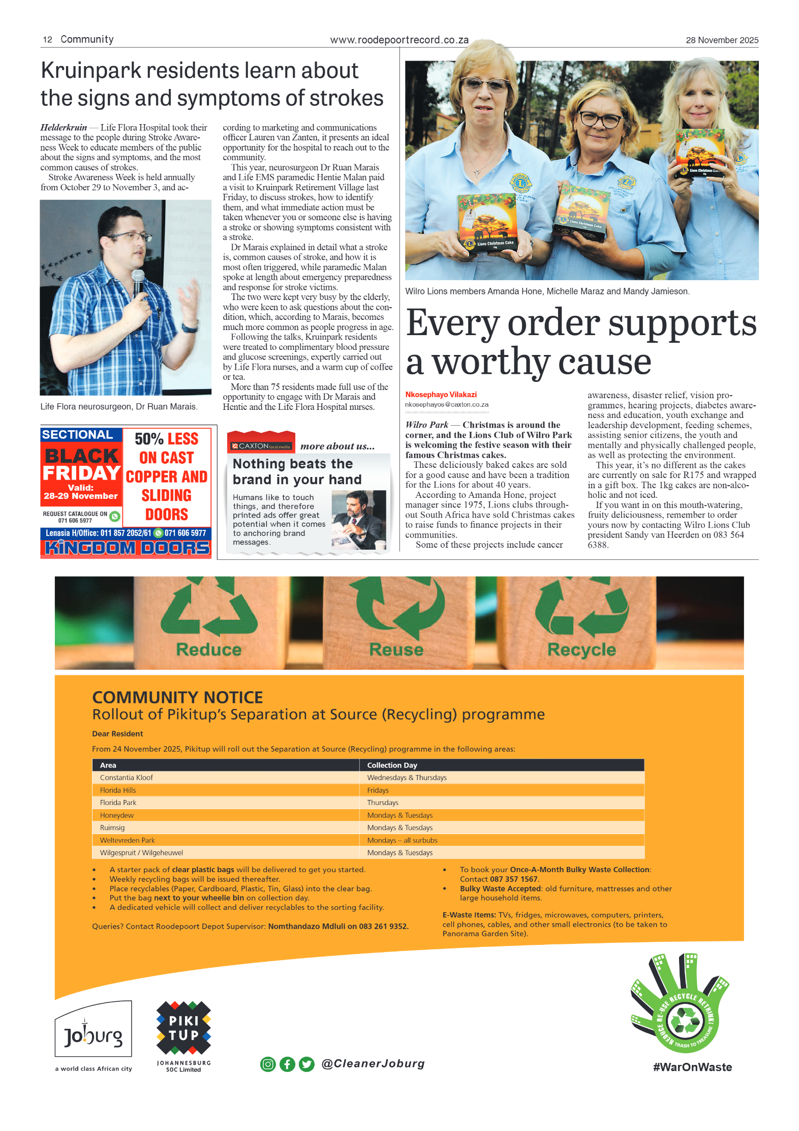 Roodepoort Record 28 November 2025 page 14