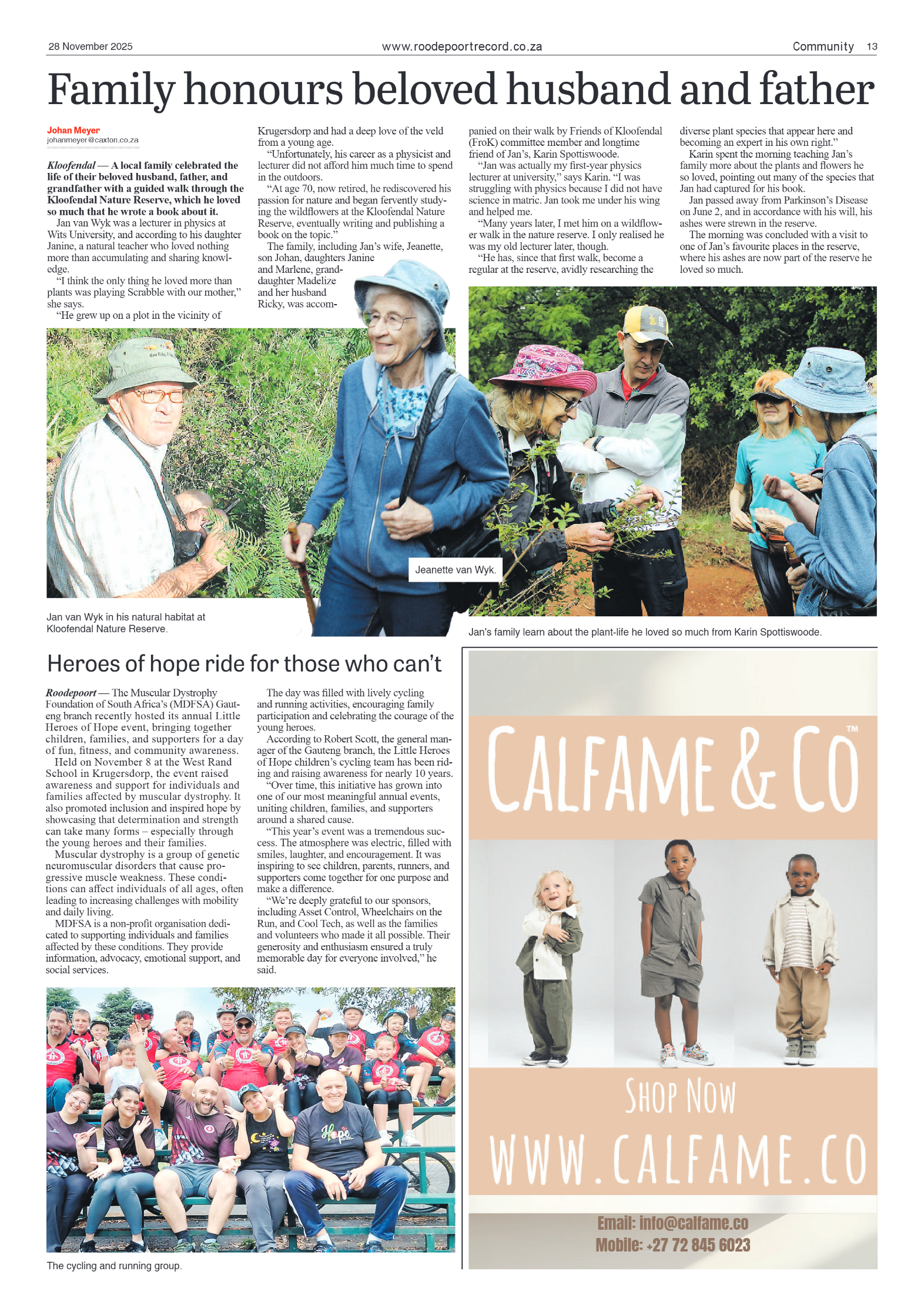 Roodepoort Record 28 November 2025 page 15