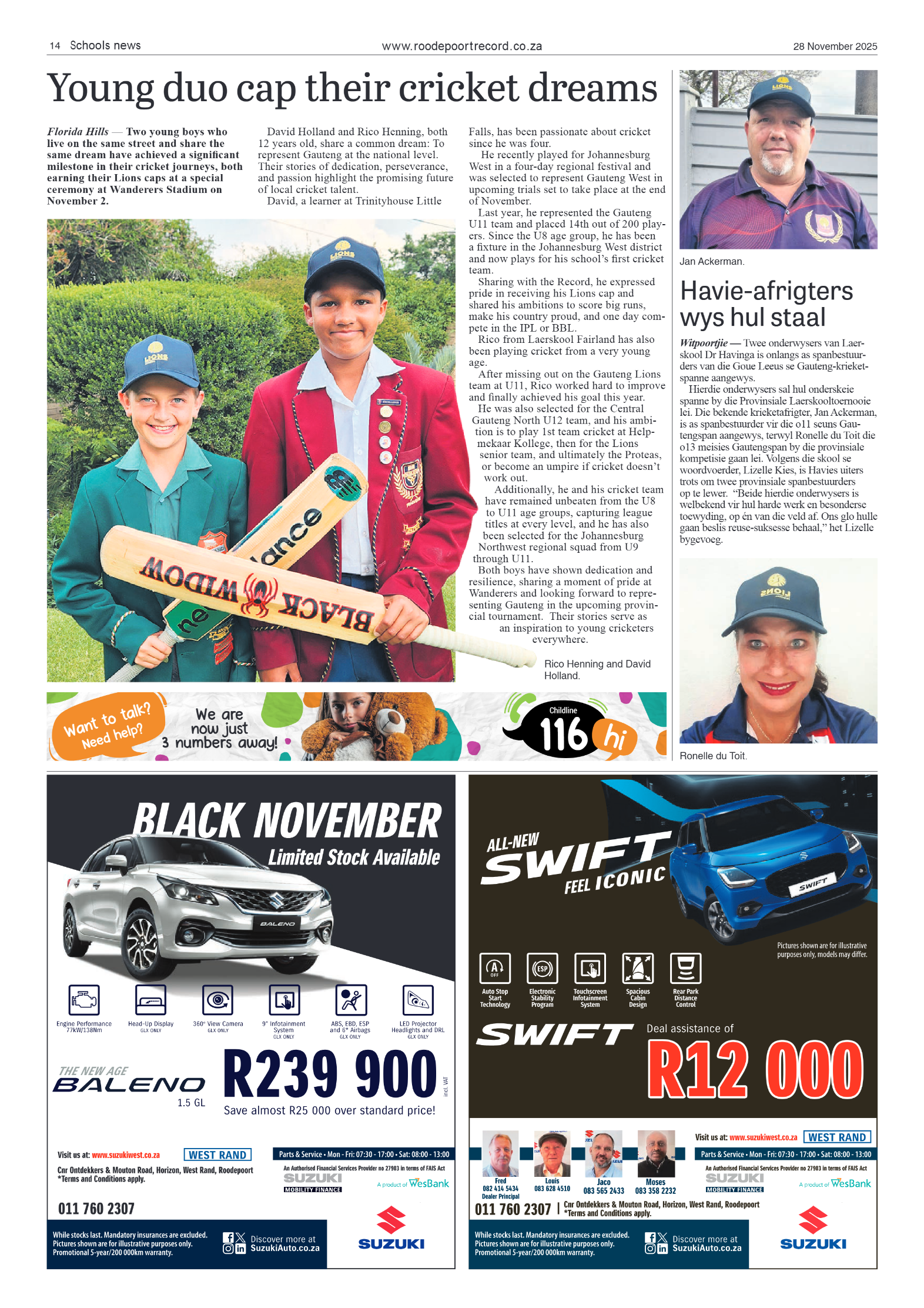 Roodepoort Record 28 November 2025 page 16