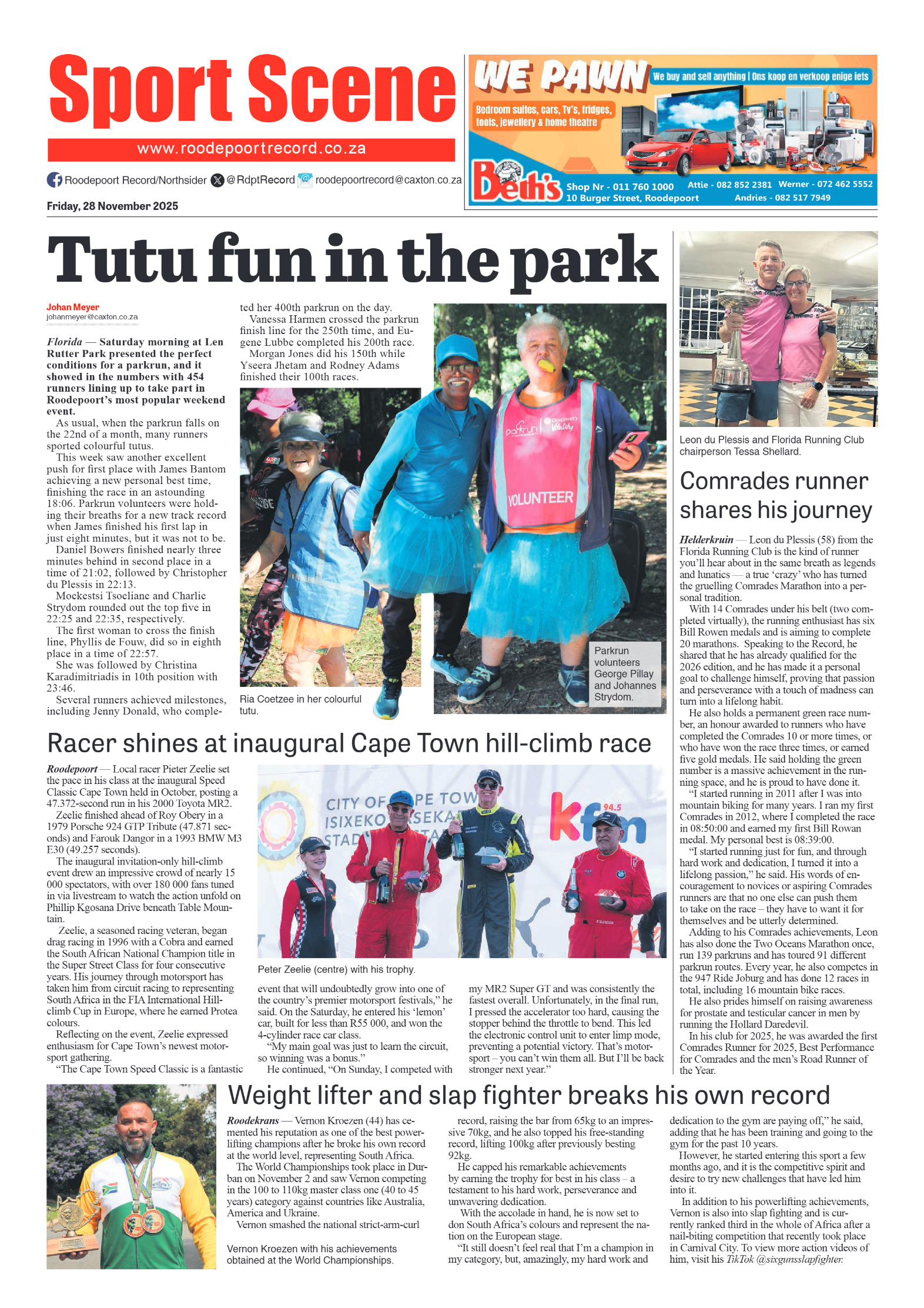 Roodepoort Record 28 November 2025 page 18