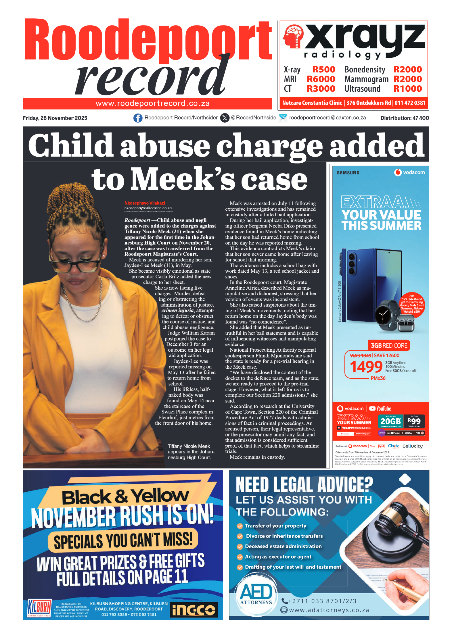 Roodepoort Record 28 November 2025 page 3