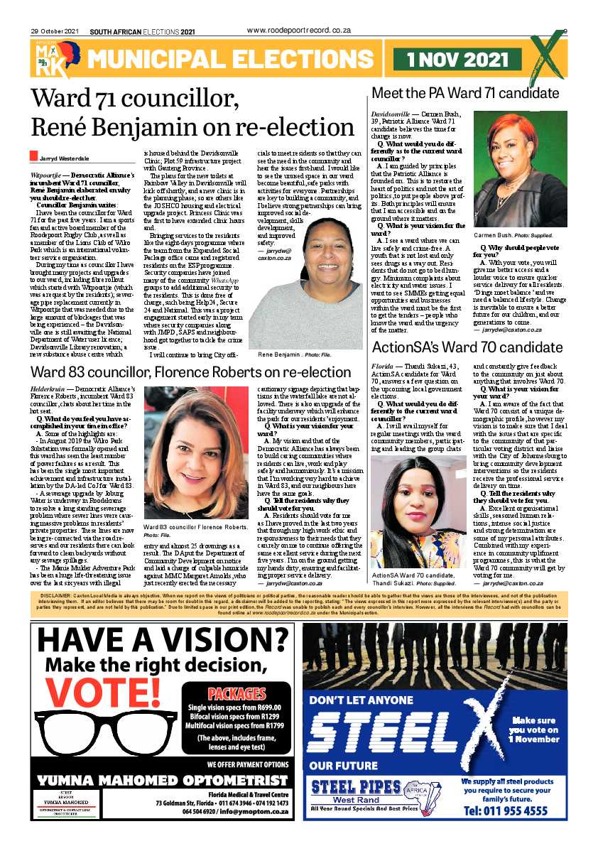 Roodepoort Record 29 October 2021 page 11