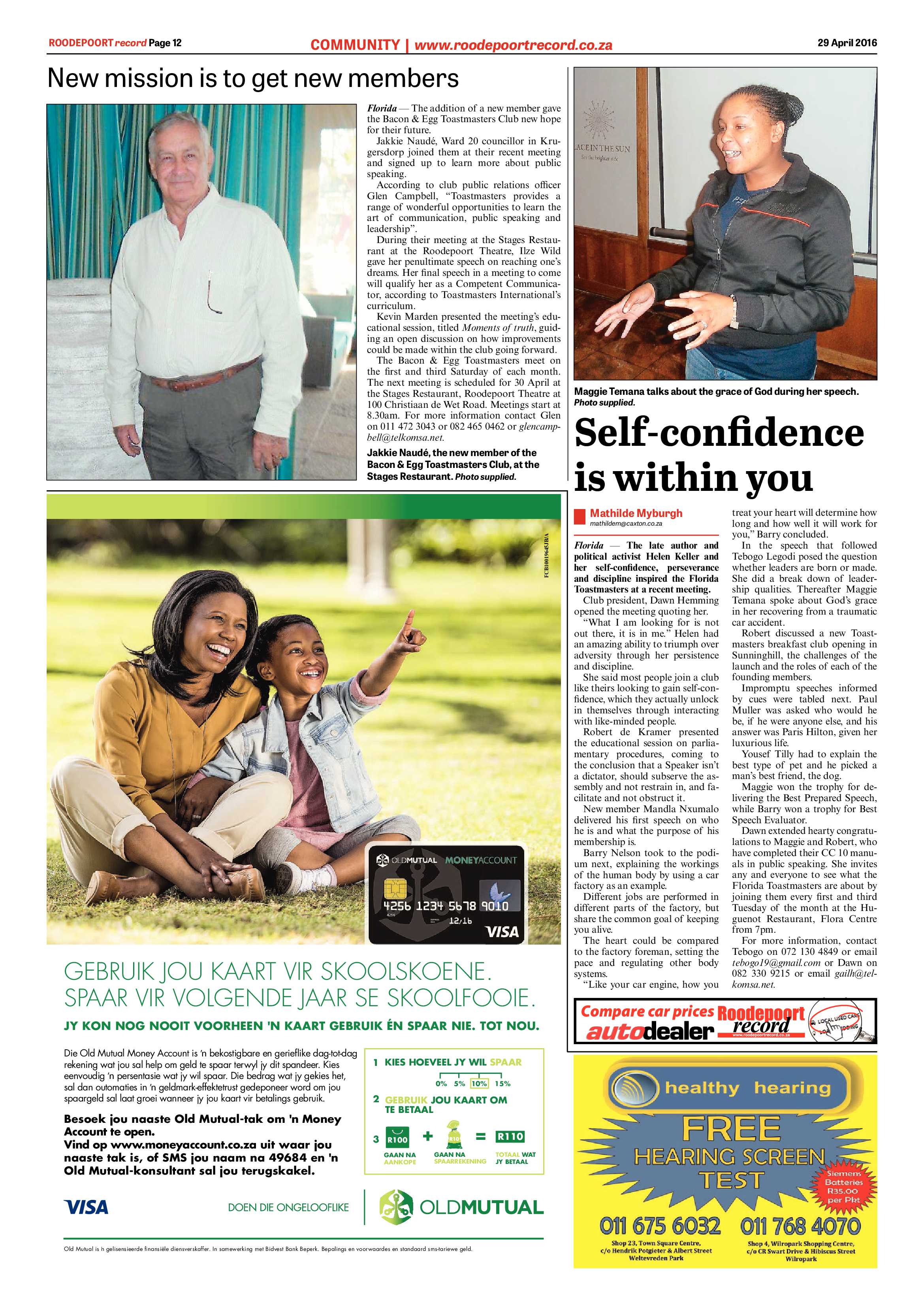 Roodepoort Record 29 April 2016 page 12