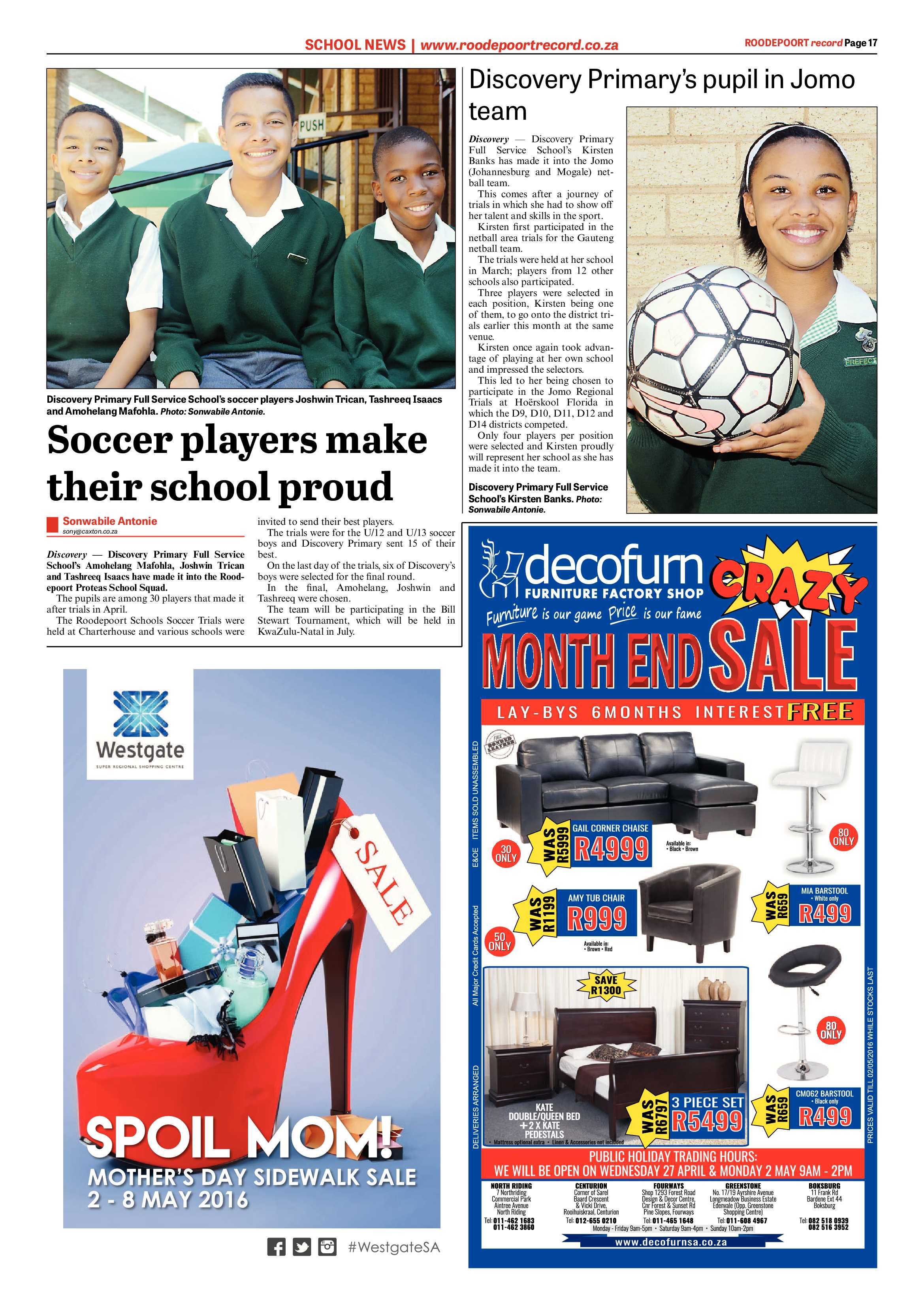 Roodepoort Record 29 April 2016 page 17