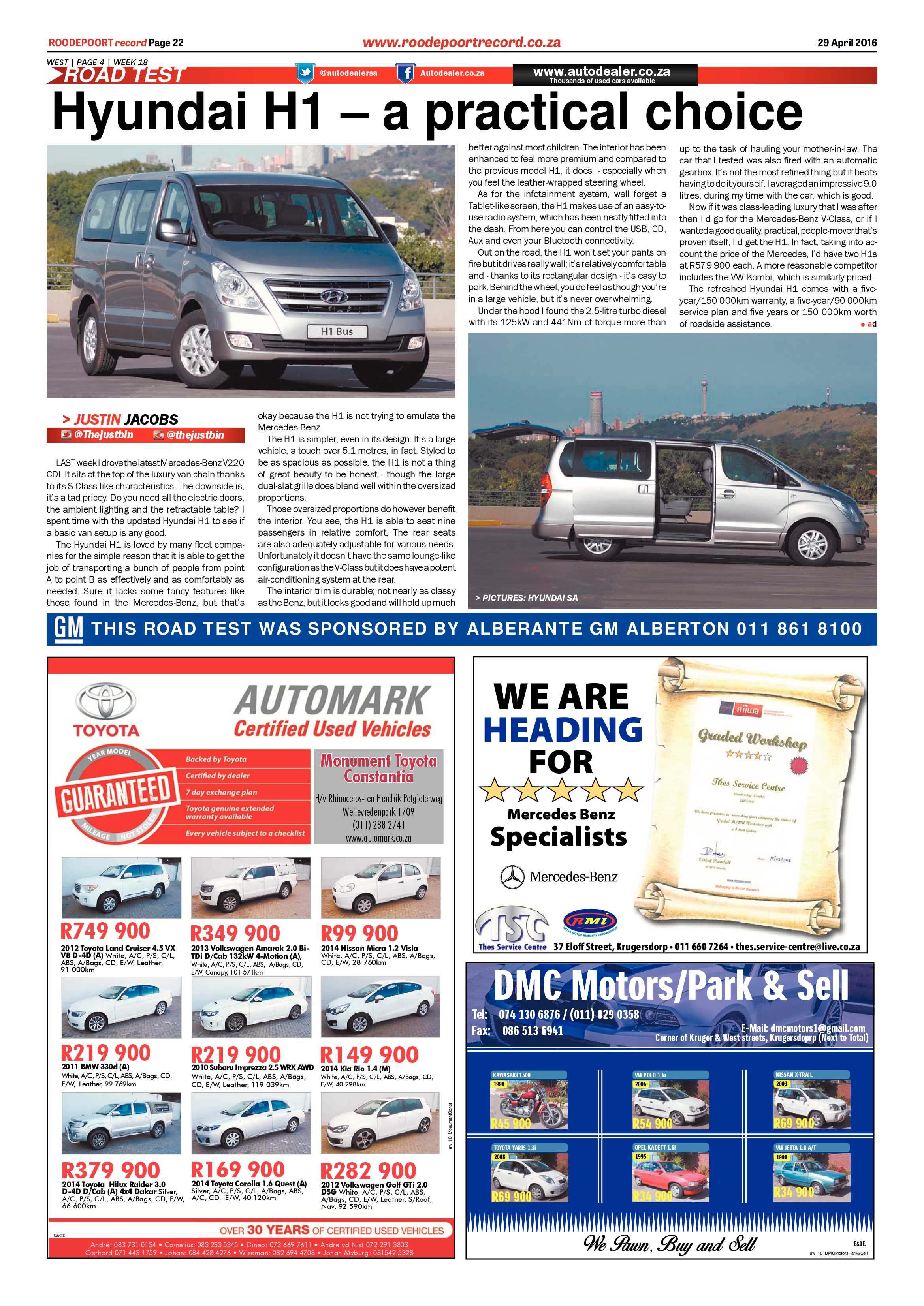 Roodepoort Record 29 April 2016 page 22