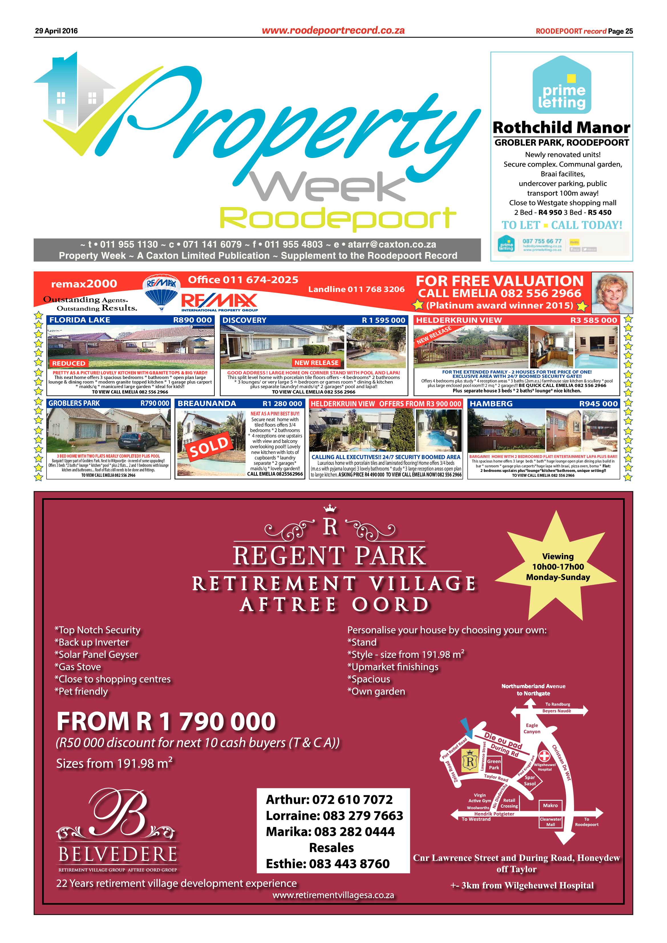 Roodepoort Record 29 April 2016 page 25