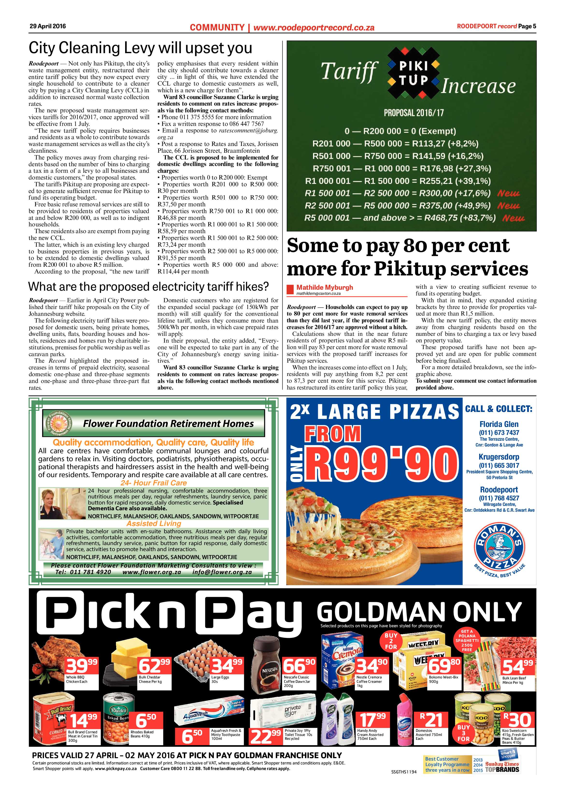 Roodepoort Record 29 April 2016 page 5