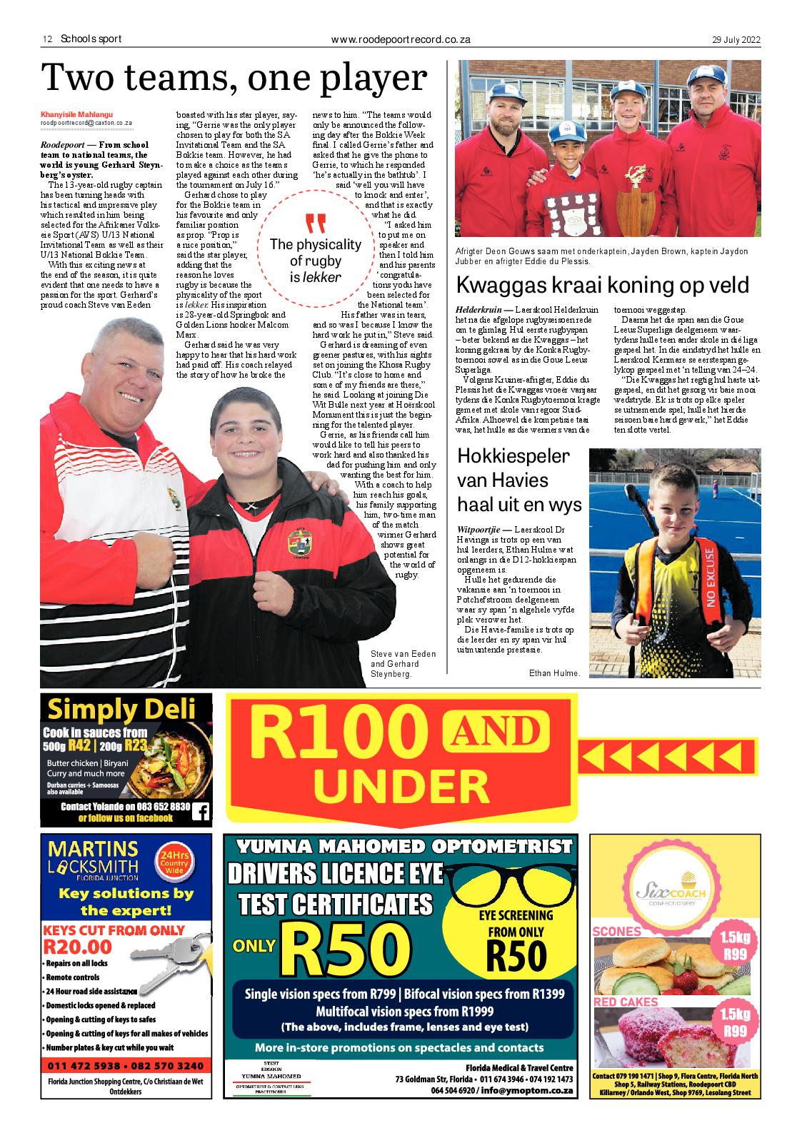 Roodepoort Record 29 July 2022 page 12