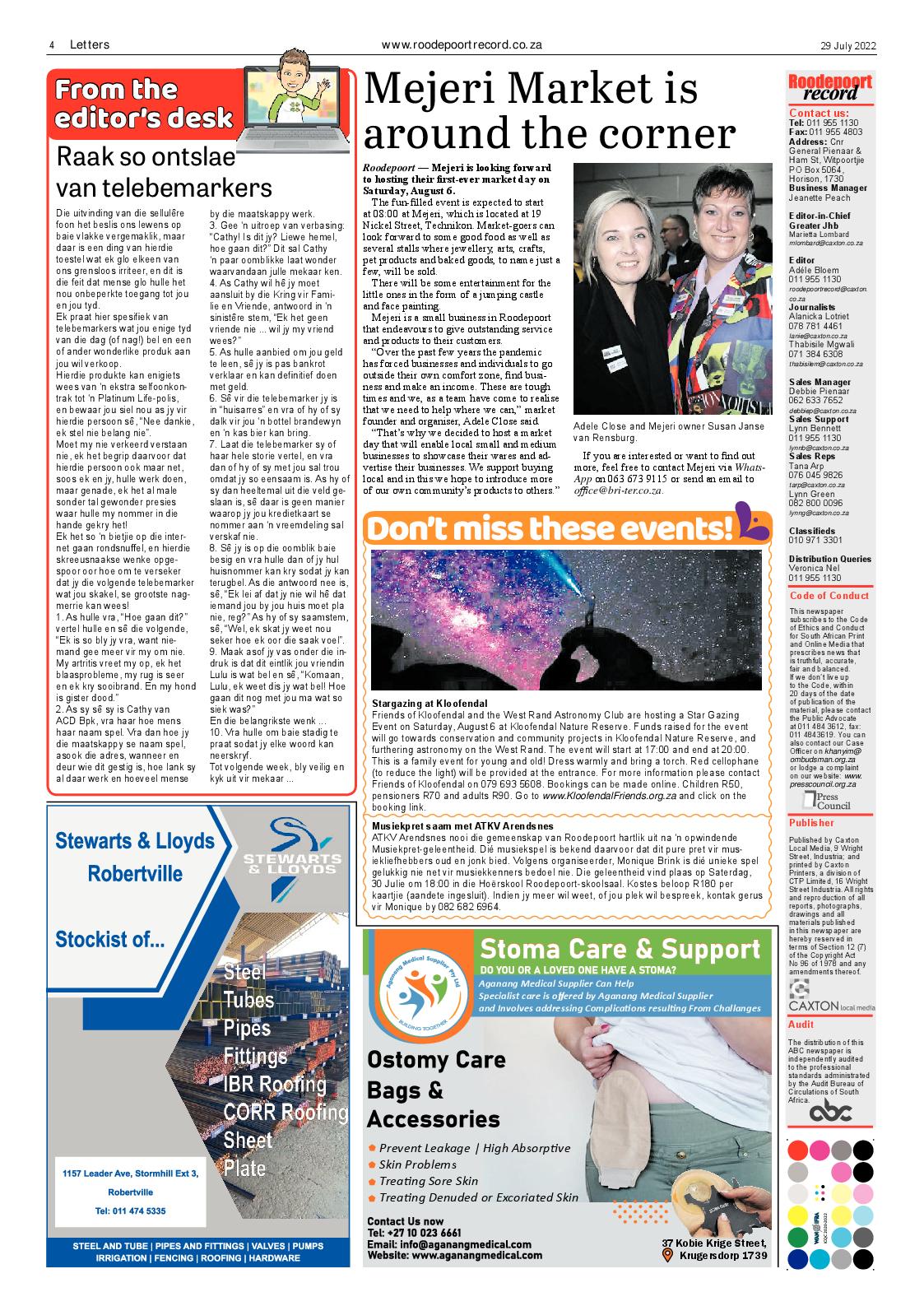 Roodepoort Record 29 July 2022 page 4