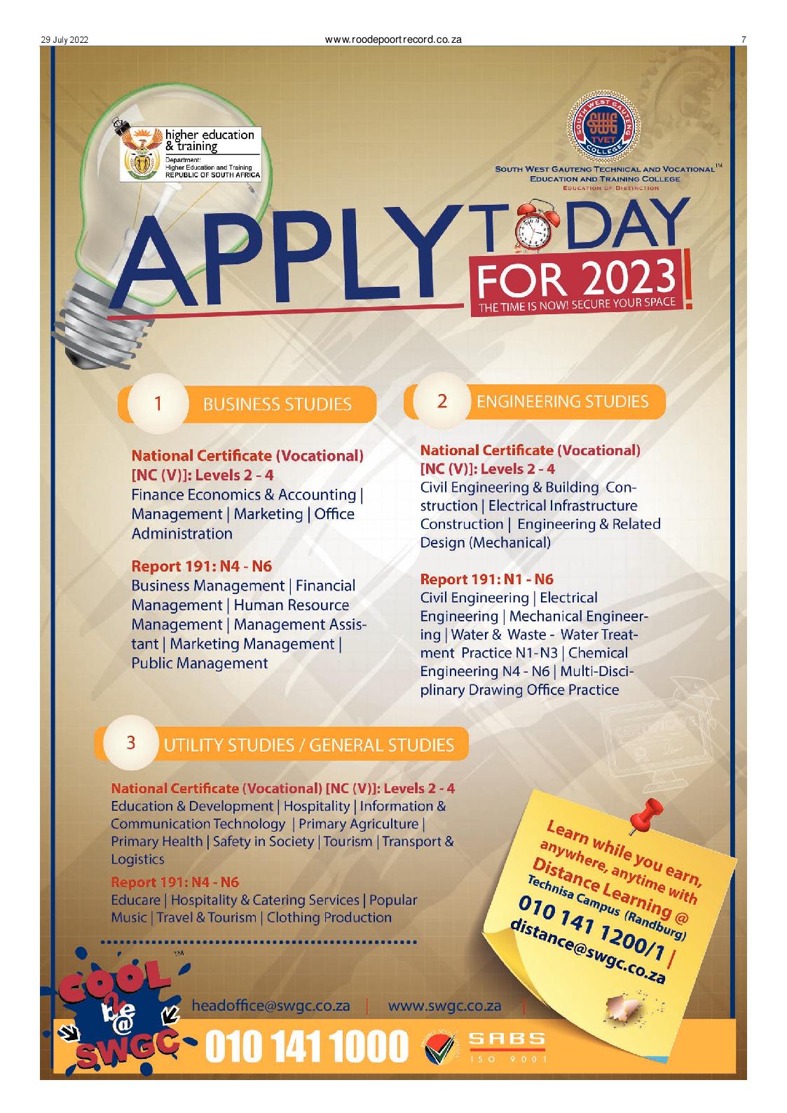 Roodepoort Record 29 July 2022 page 7