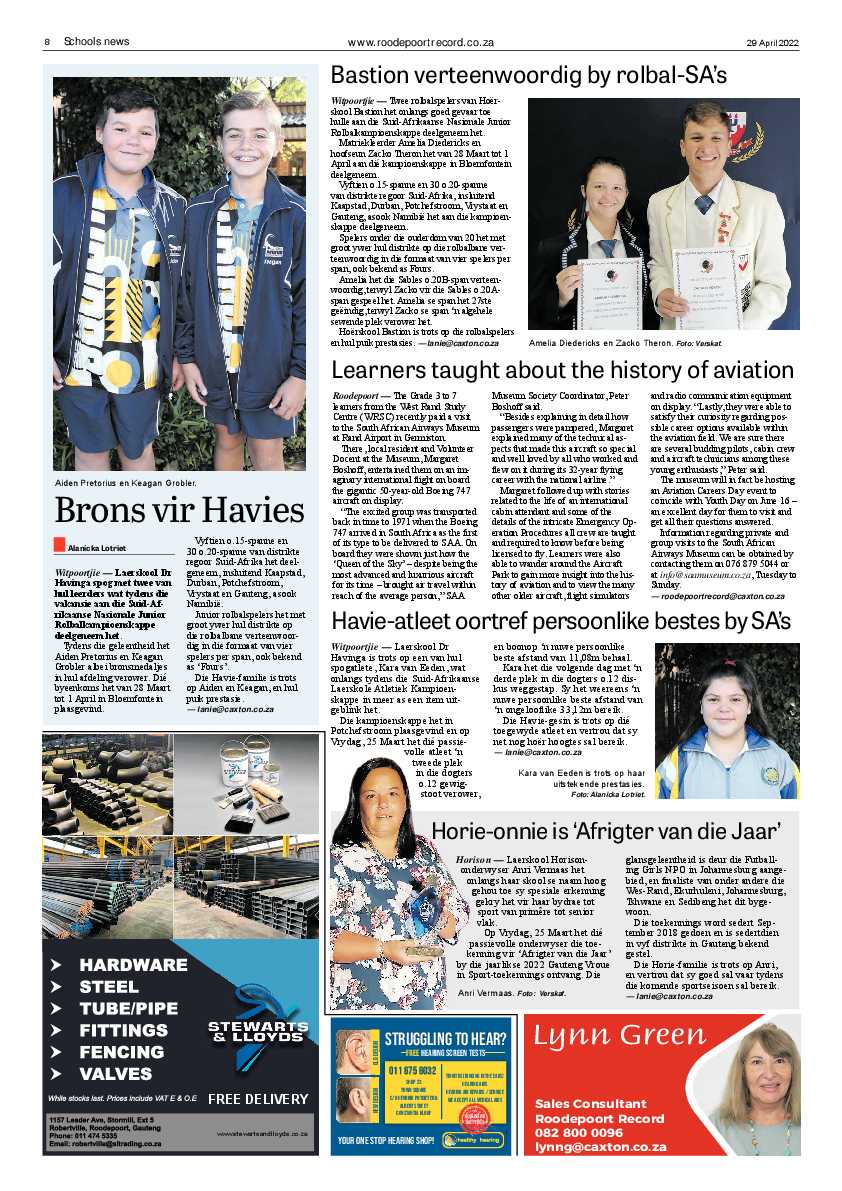 Roodepoort Record 29 April 2022 page 8