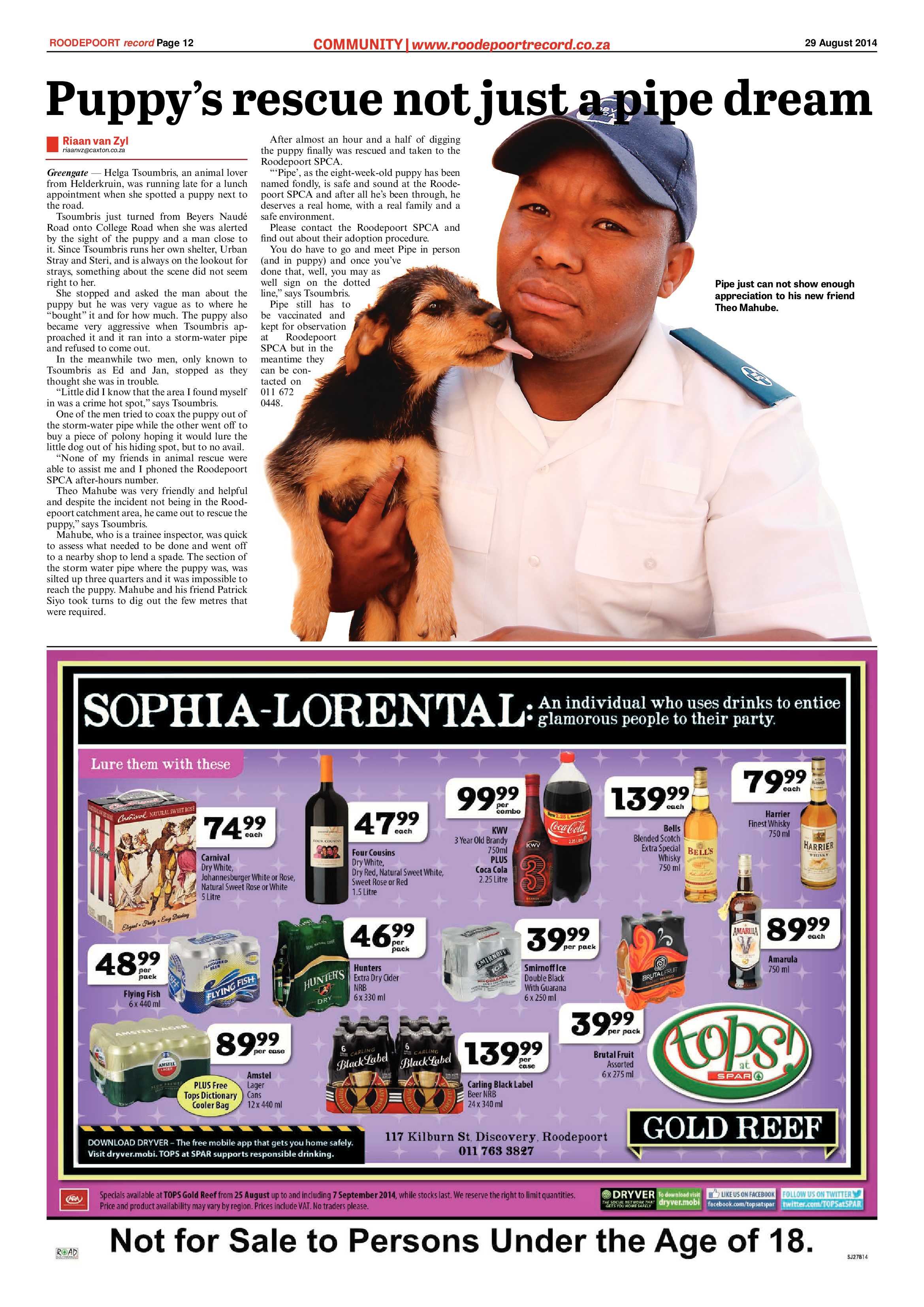 Roodepoort Record 29 August 2014 page 12