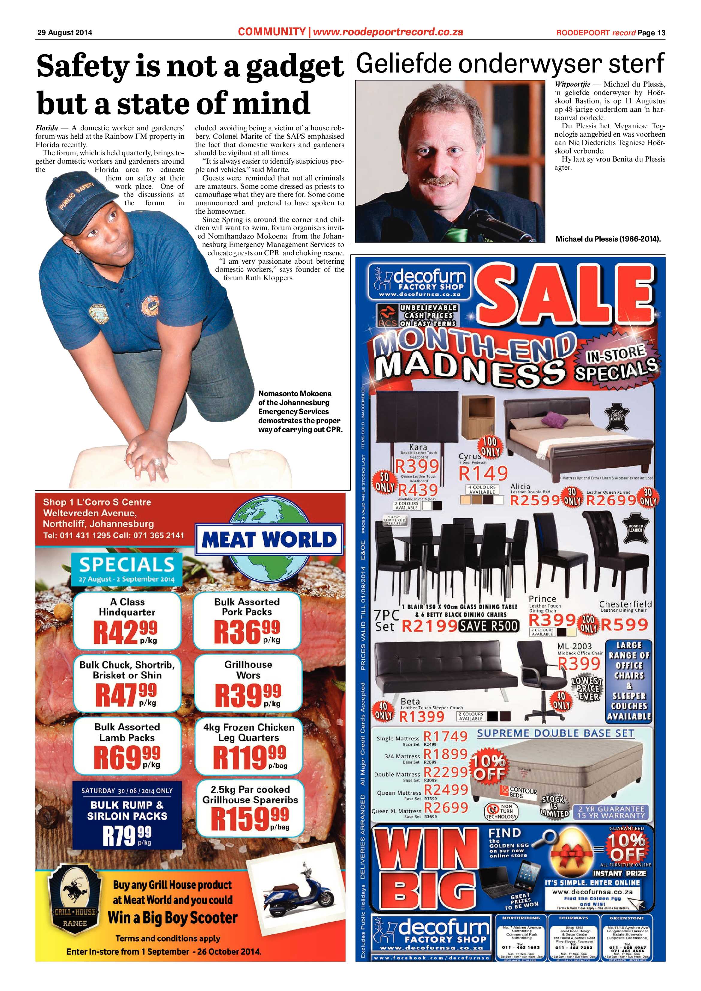 Roodepoort Record 29 August 2014 page 13