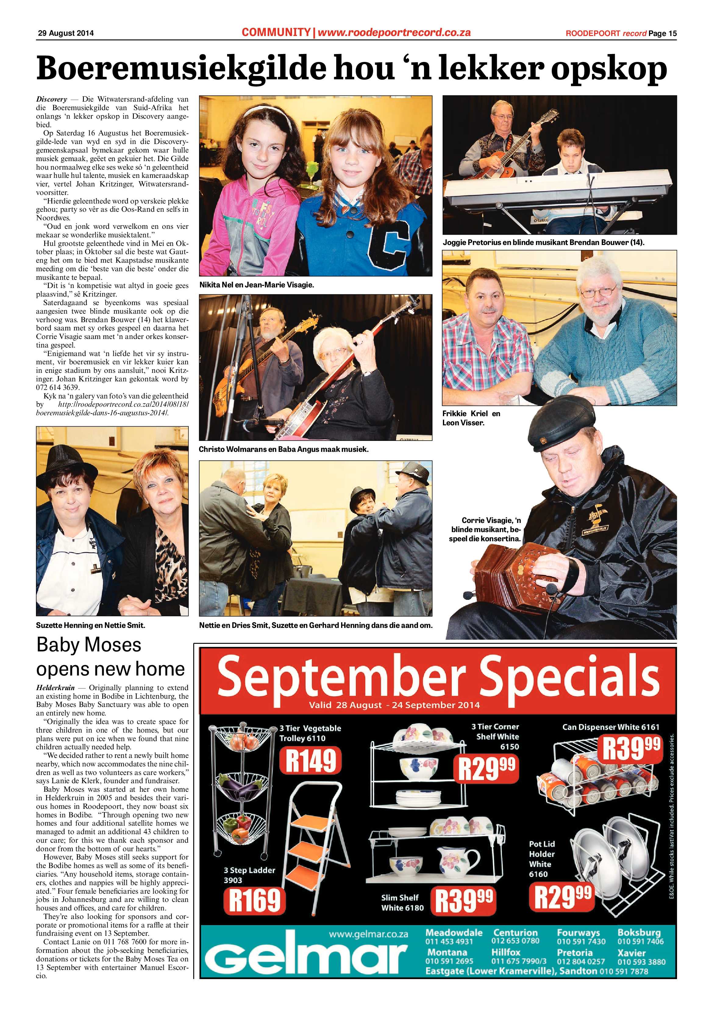 Roodepoort Record 29 August 2014 page 15