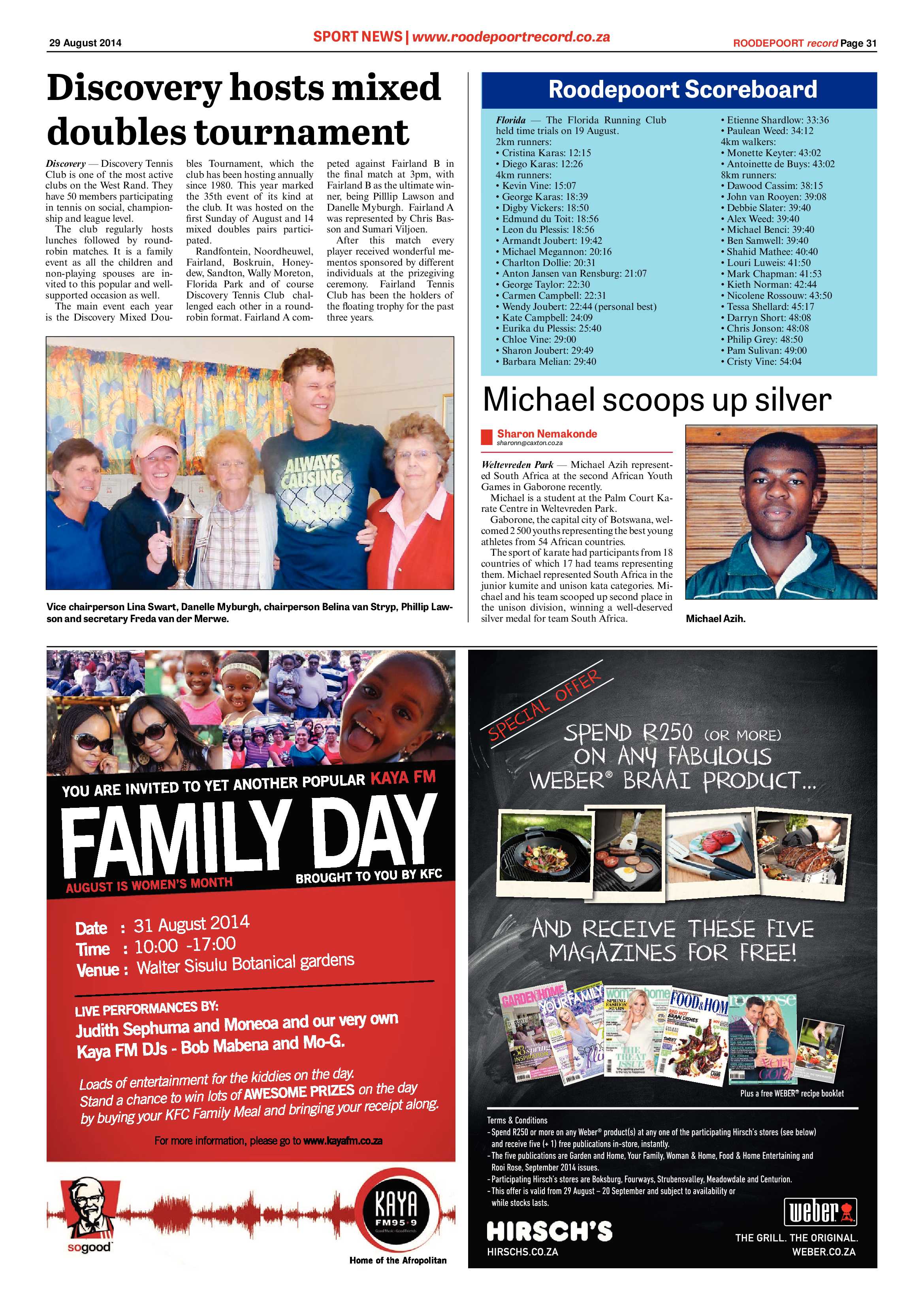 Roodepoort Record 29 August 2014 page 31