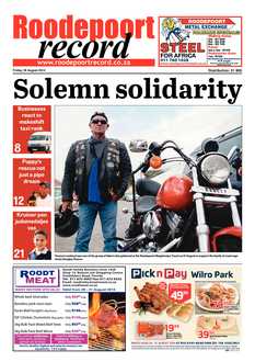 Roodepoort Record 29 August 2014