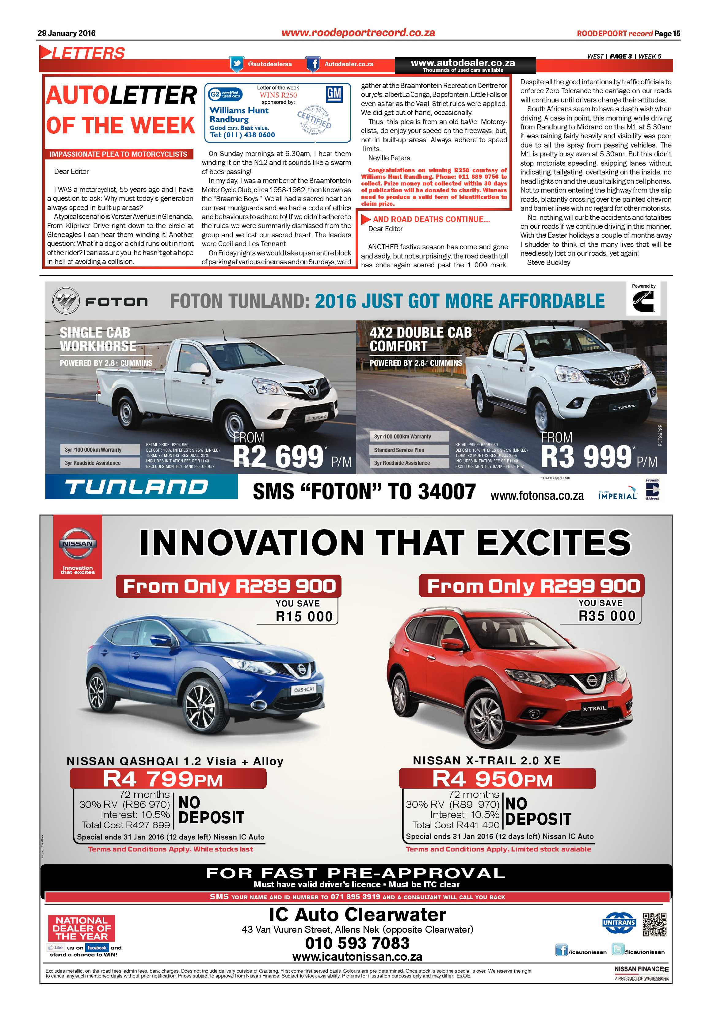 Roodepoort Record 29 January 2016 page 15