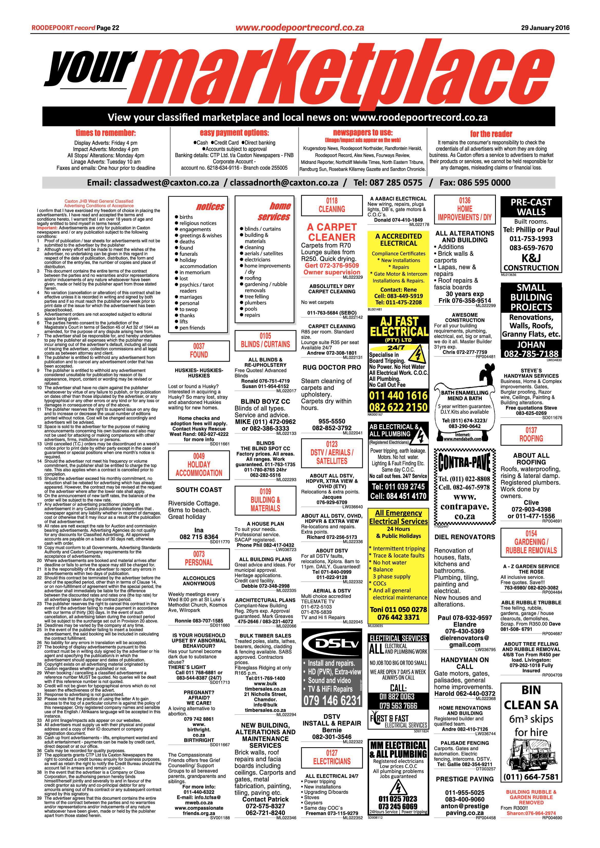 Roodepoort Record 29 January 2016 page 22