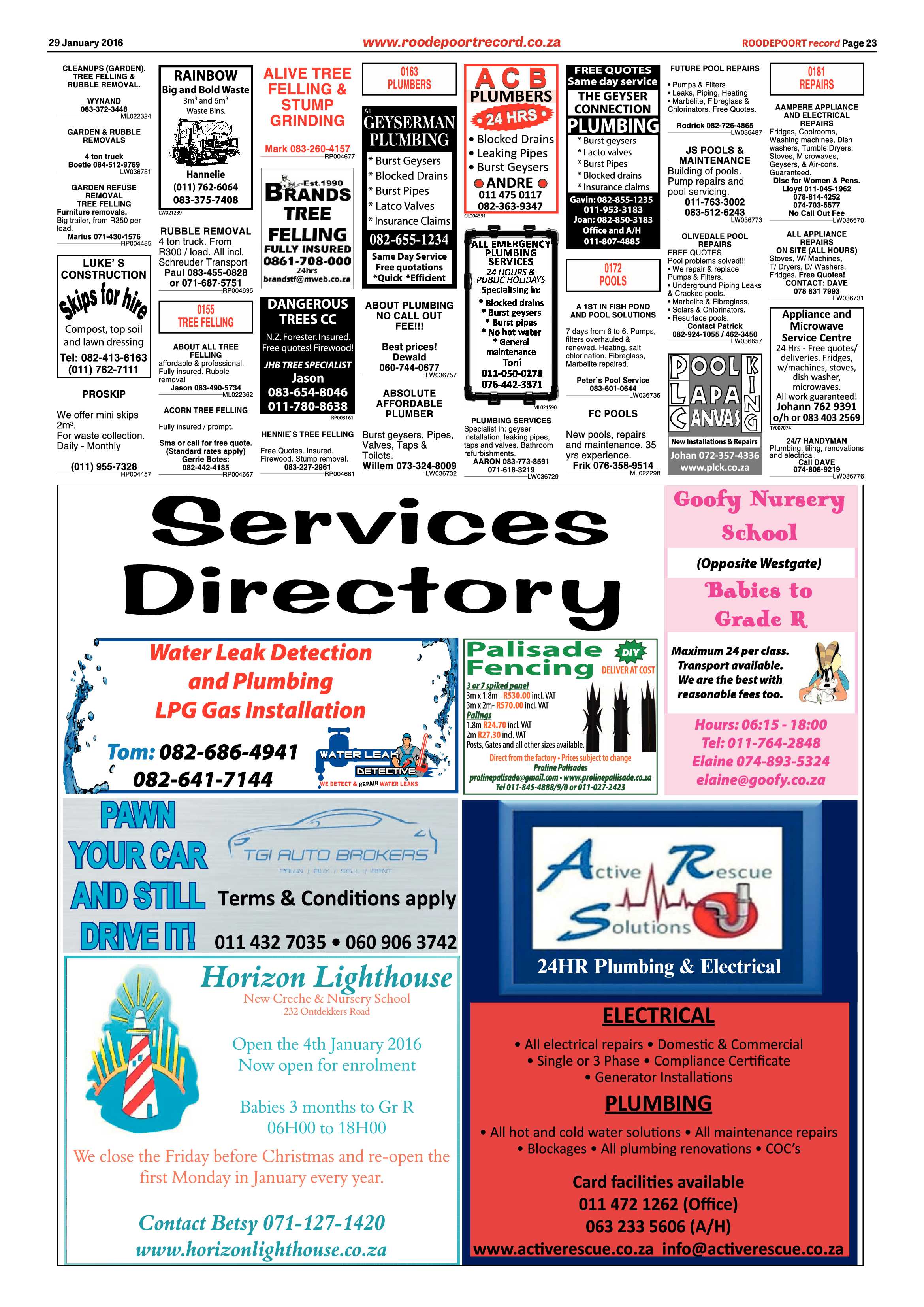 Roodepoort Record 29 January 2016 page 23