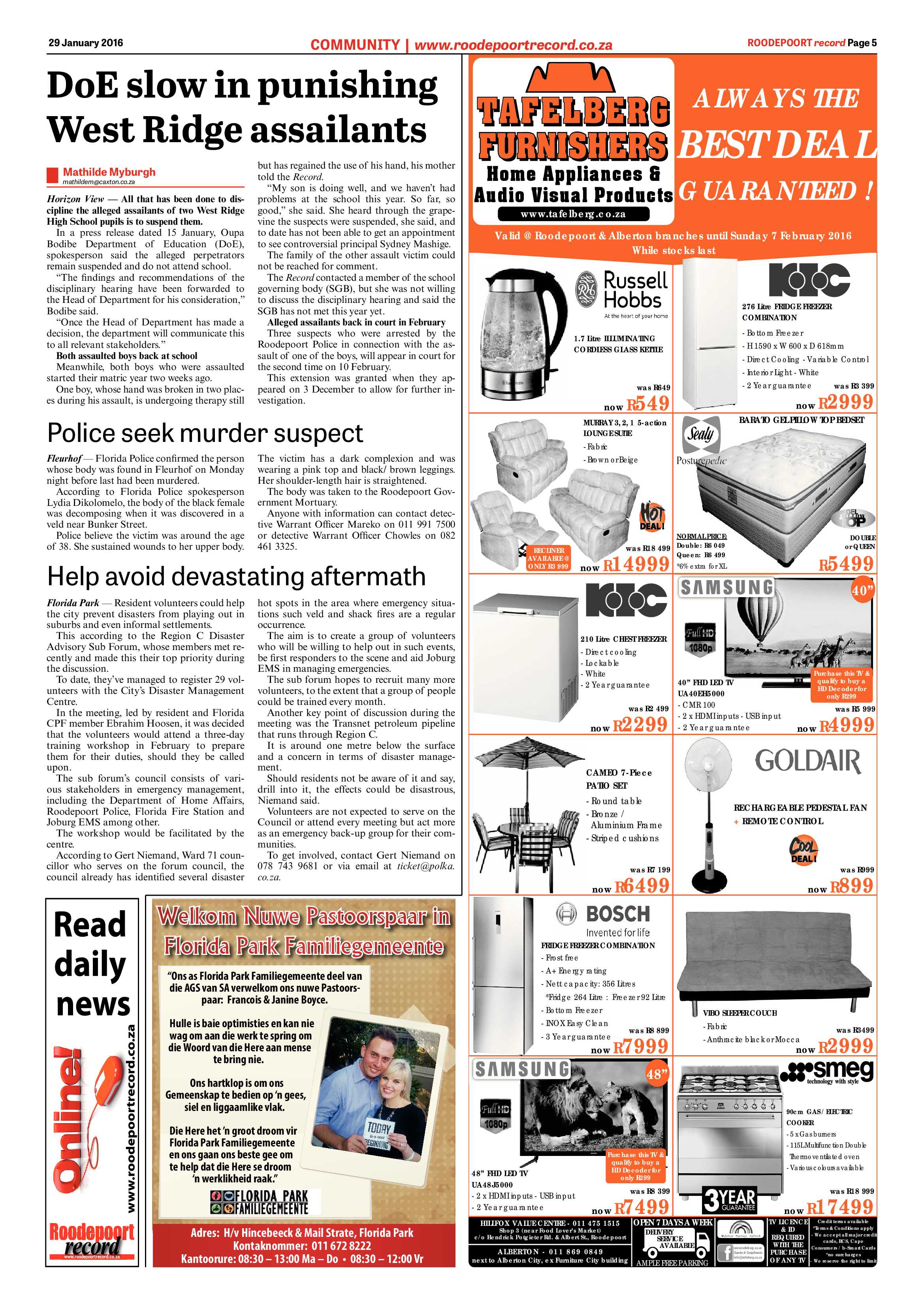 Roodepoort Record 29 January 2016 page 5