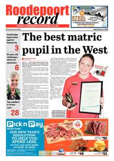 Roodepoort Record 29 January 2016