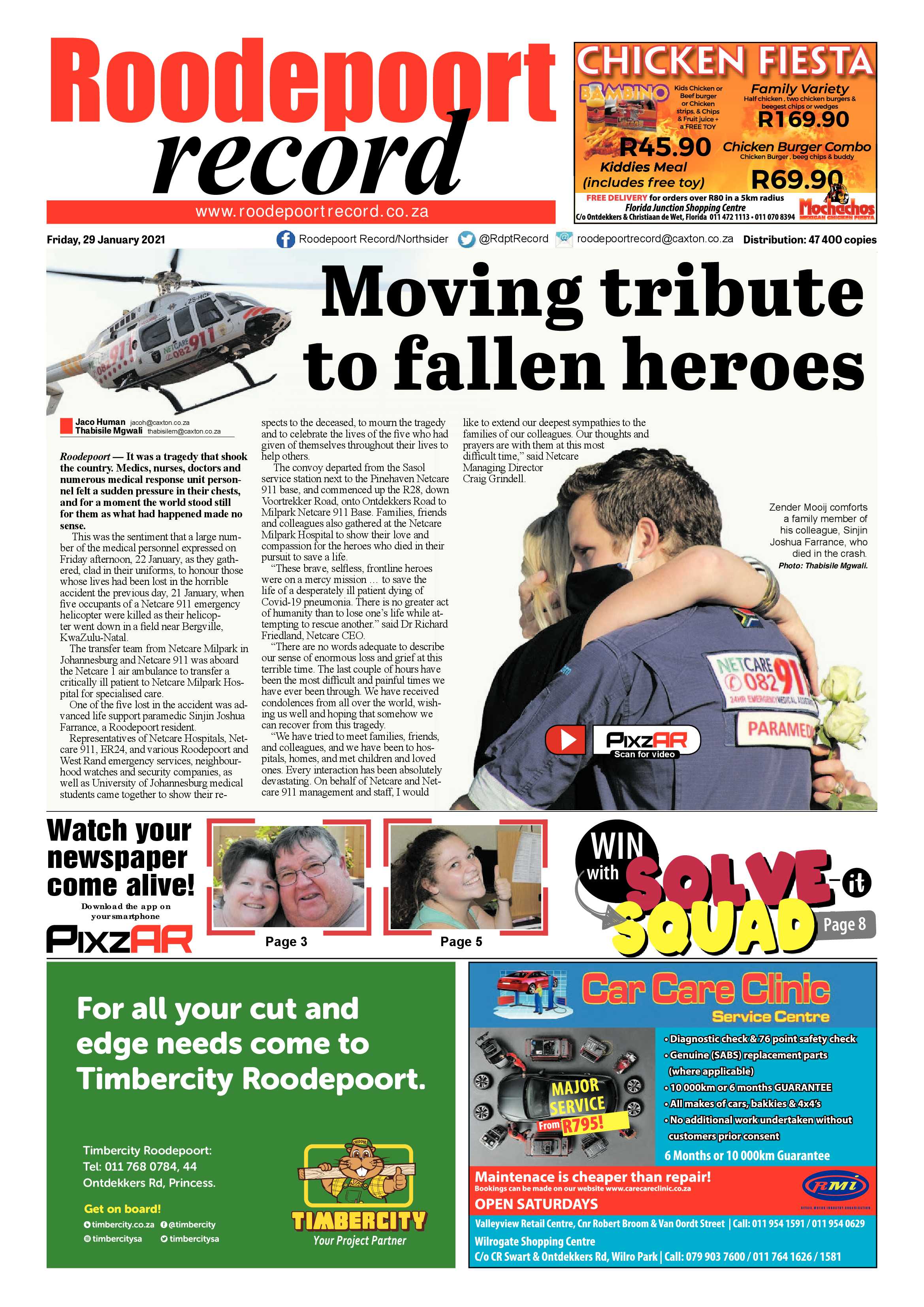 Roodepoort Record 29 January 2021 page 1