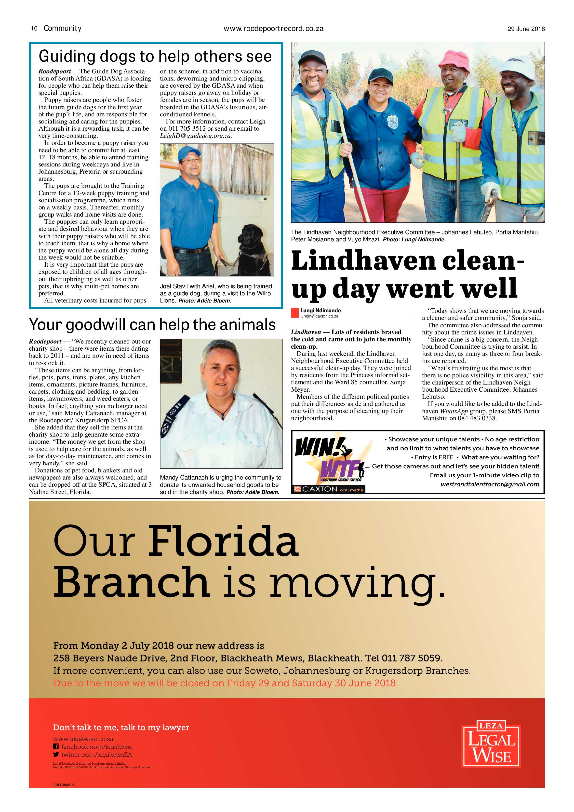 Roodepoort Record 29 June 2018 page 10