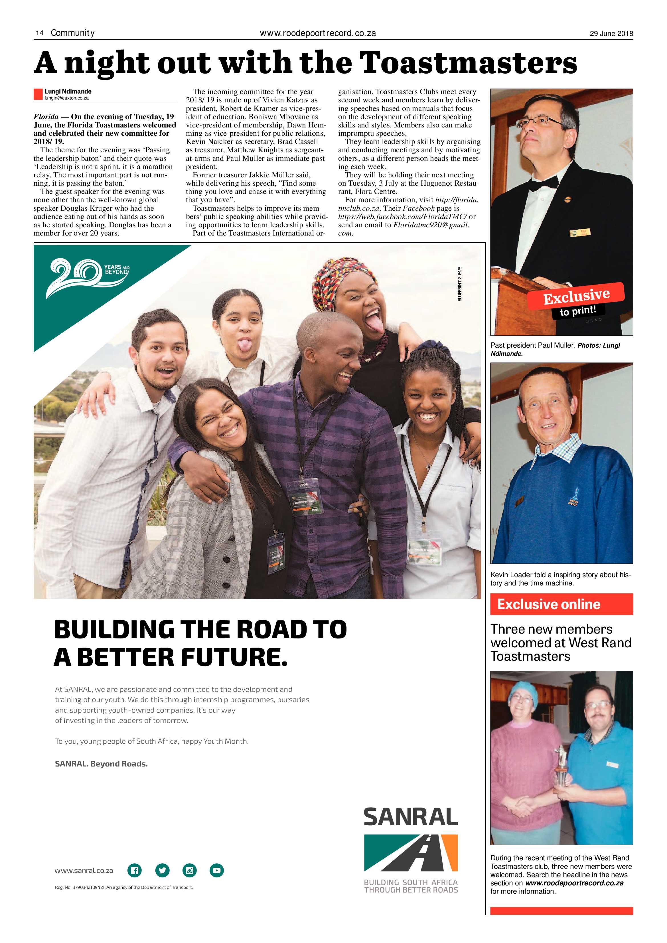 Roodepoort Record 29 June 2018 page 14