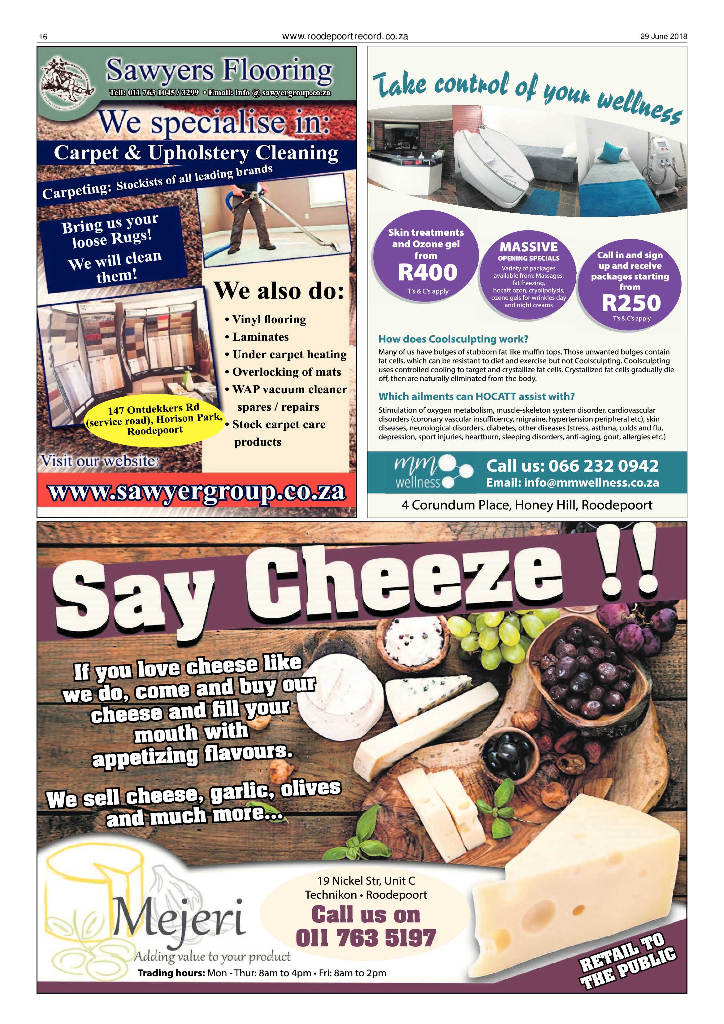 Roodepoort Record 29 June 2018 page 16