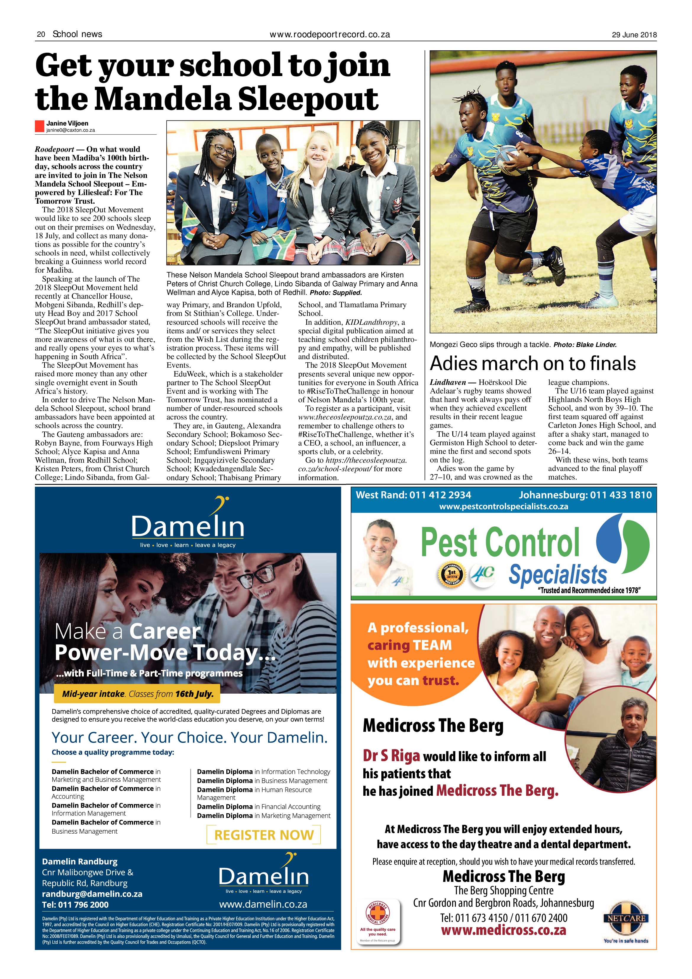 Roodepoort Record 29 June 2018 page 20