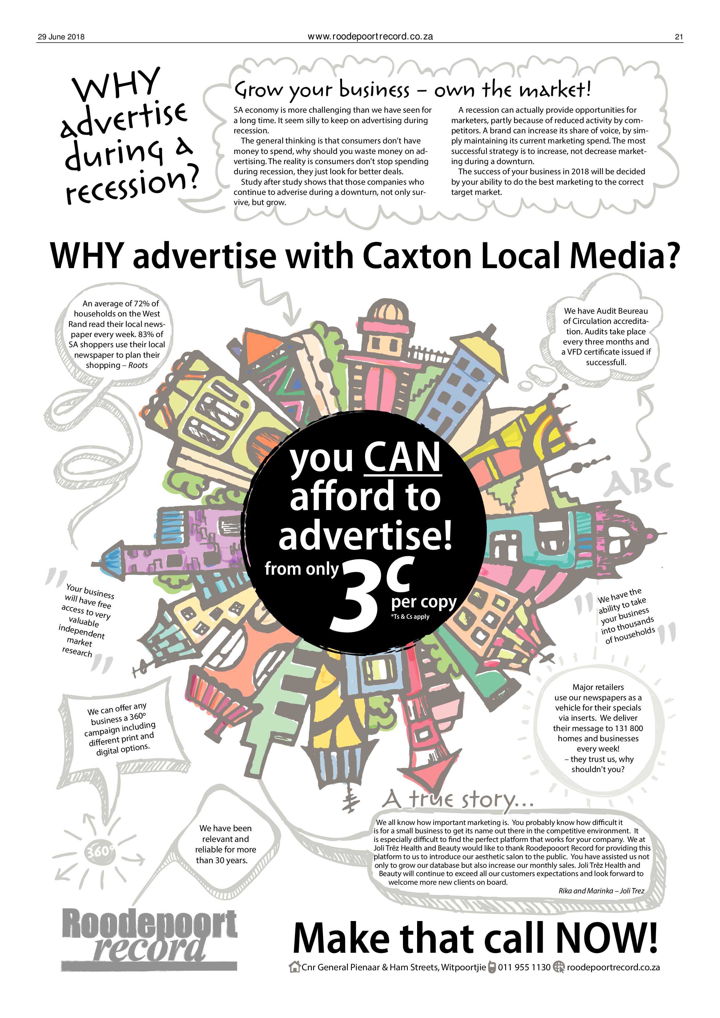 Roodepoort Record 29 June 2018 page 21