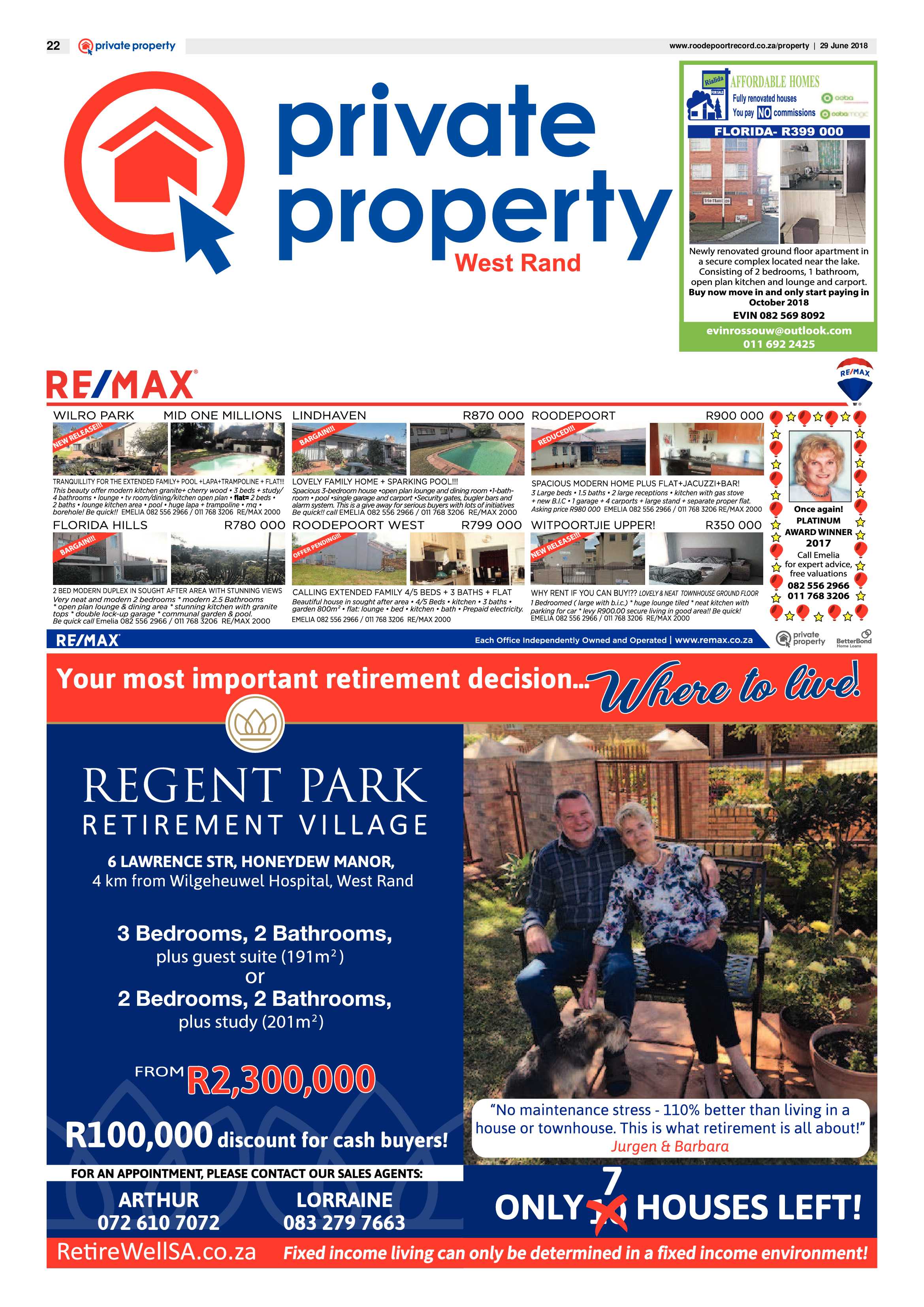 Roodepoort Record 29 June 2018 page 22