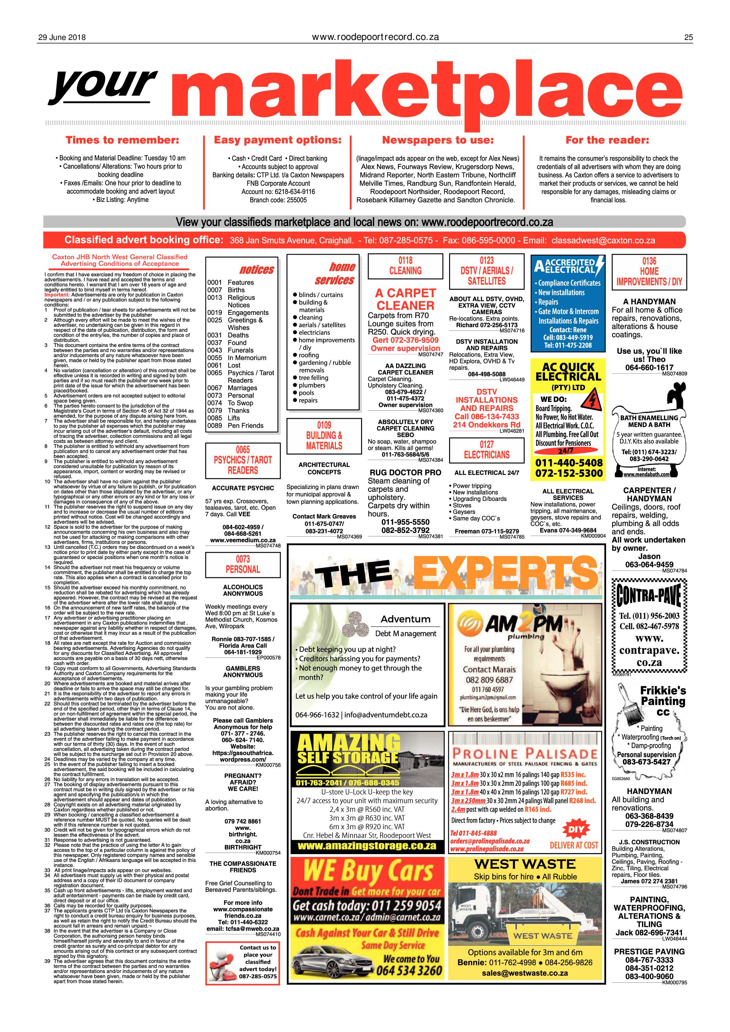 Roodepoort Record 29 June 2018 page 25